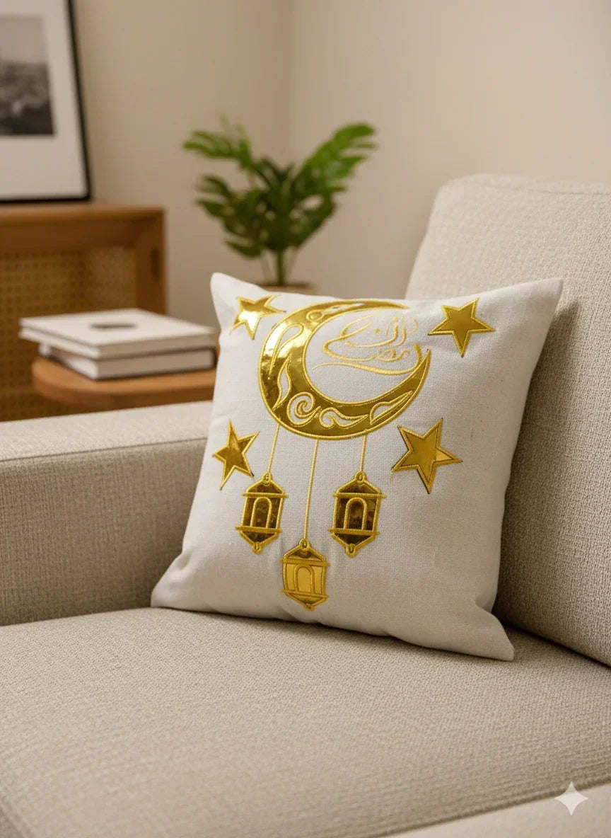 Crescent Gold Cushion - Urbantique - Babazzaro