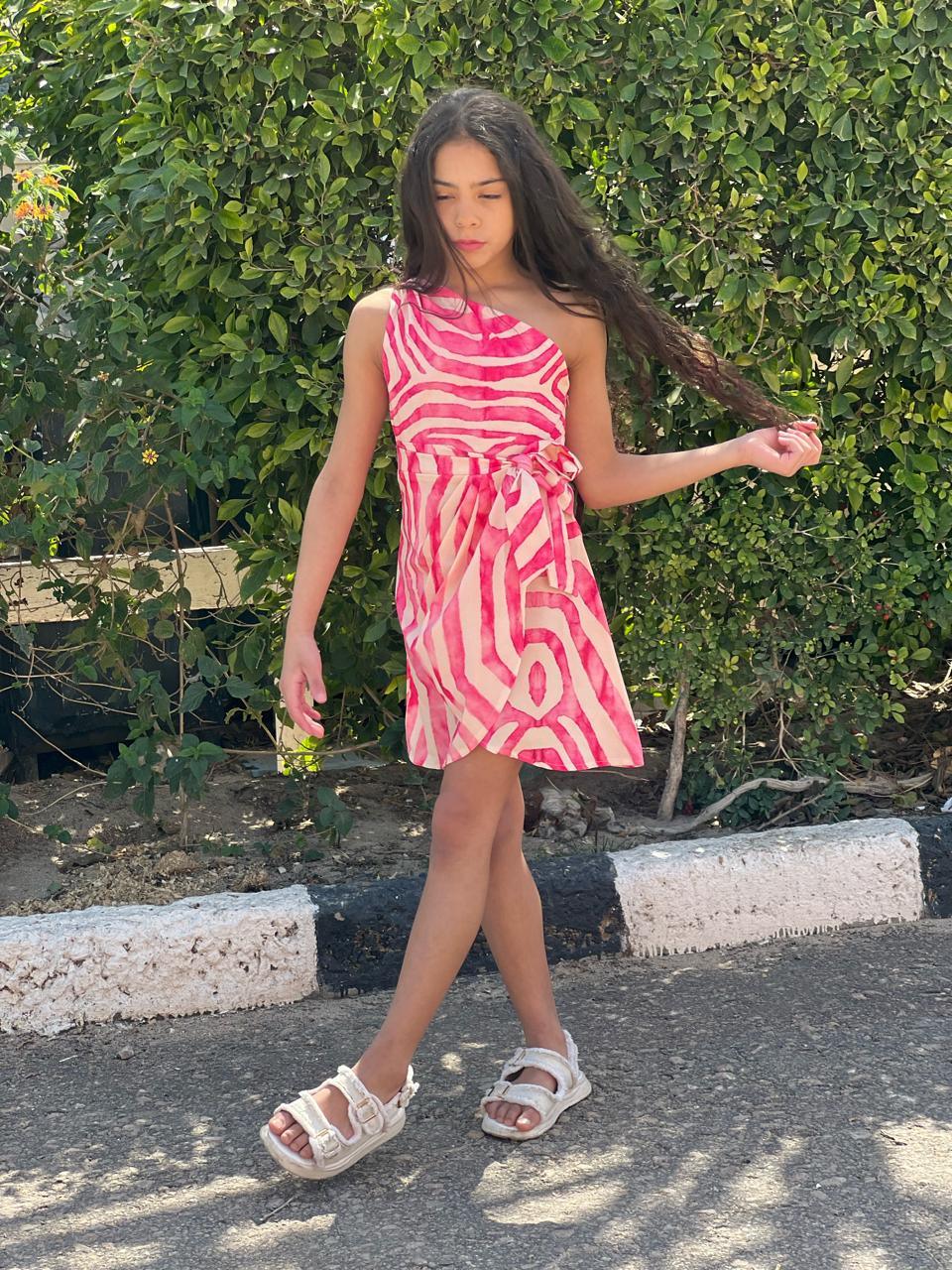 Berries - Pink zebra dress 1