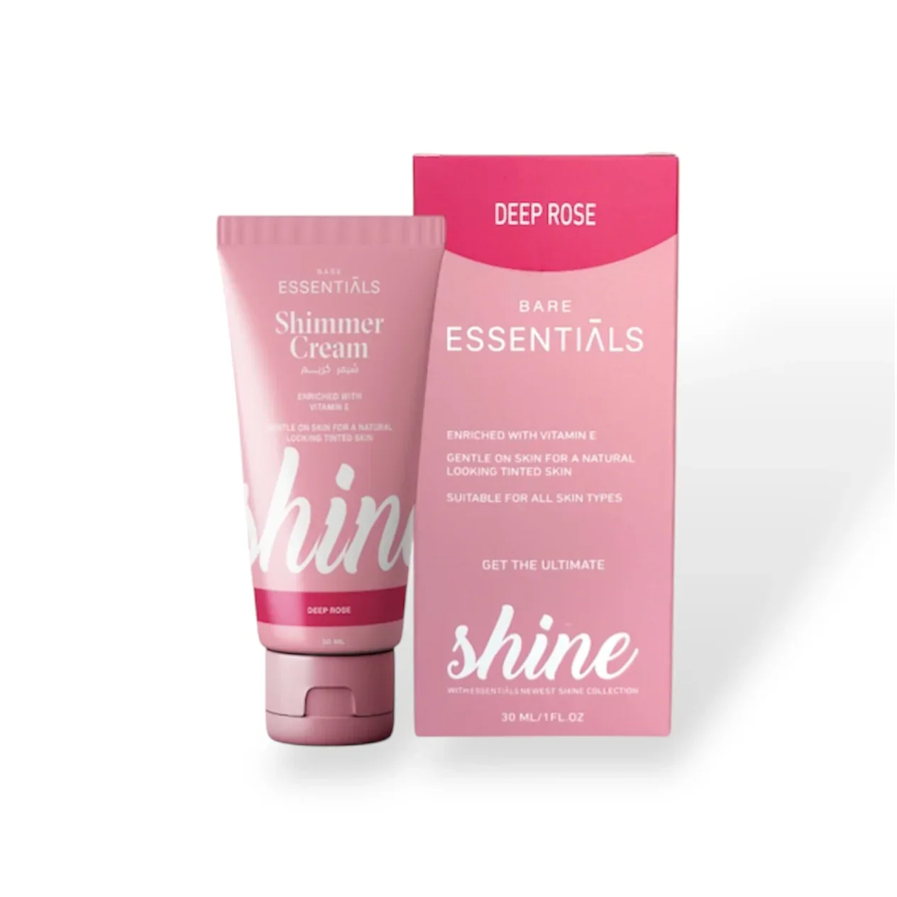 Shimmer Cream - Deep Rose 30ml (Shine Collection) - Essentials - Babazzaro