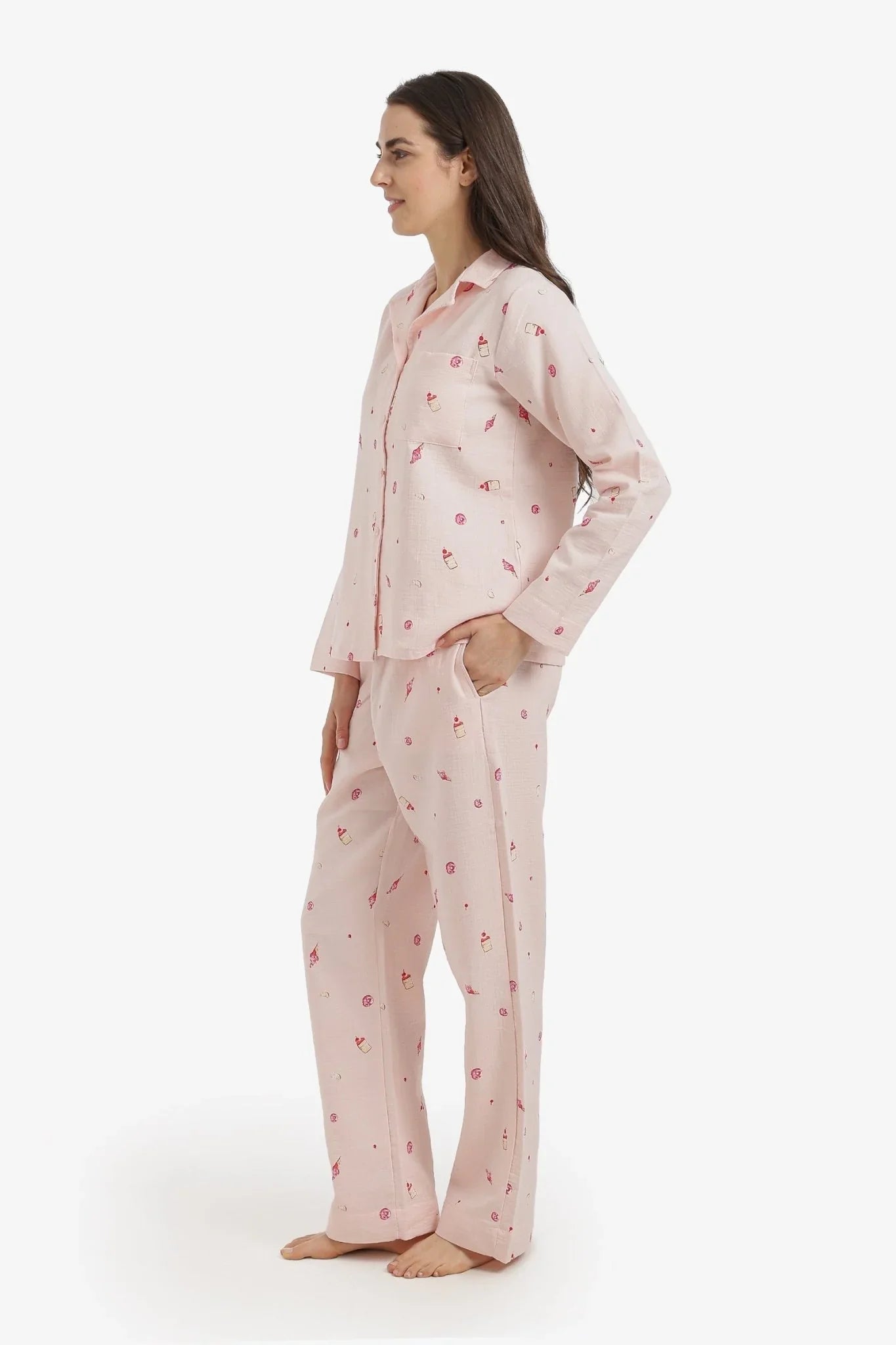 Dessert Printed Pyjama Set - Carina - Babazzaro