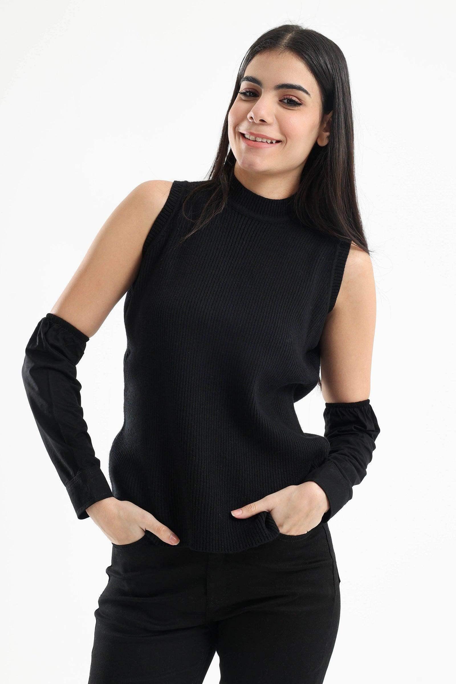 Carina - Detachable Sleeves with Buttoned Cuffs 1