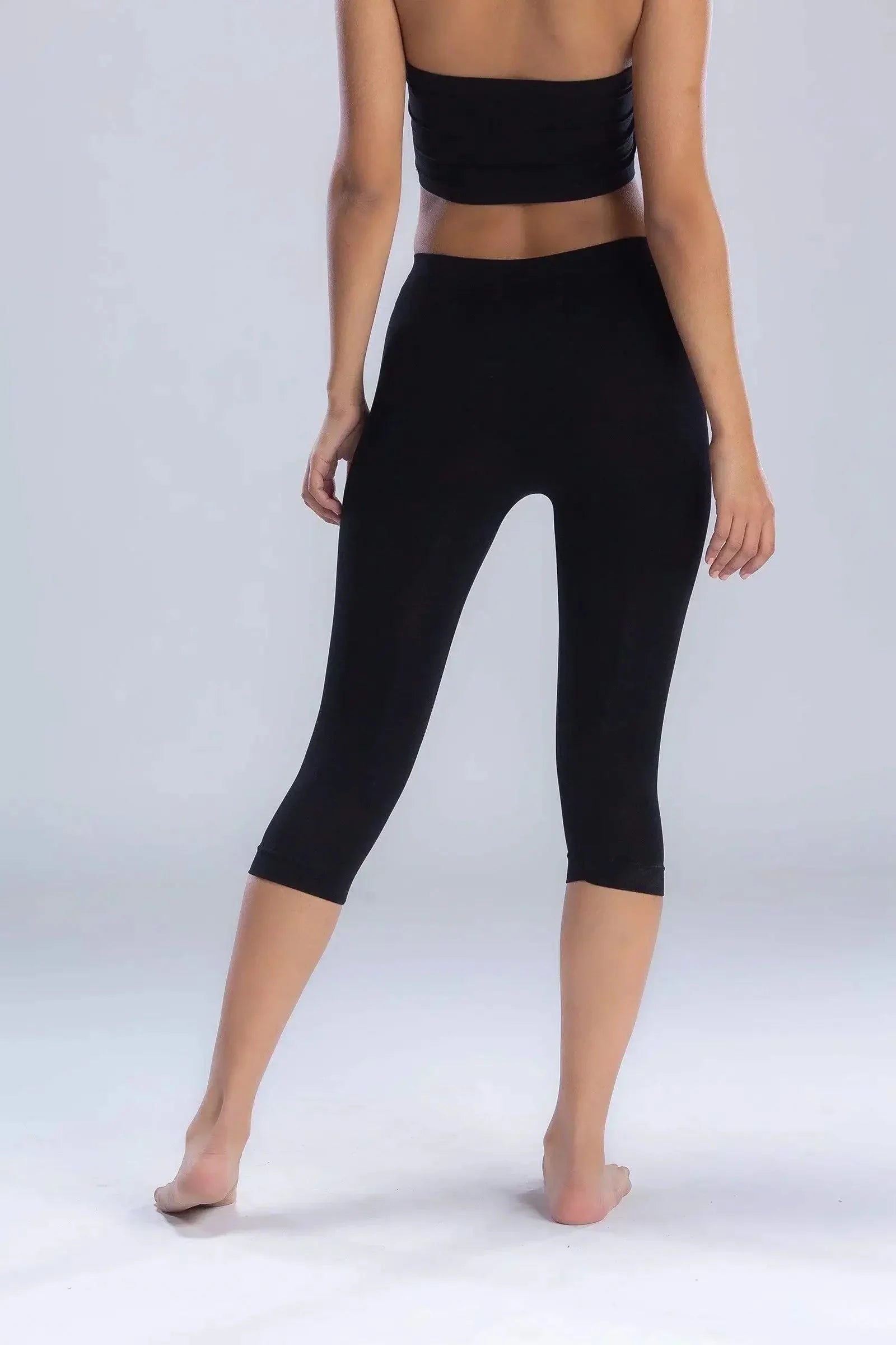 Carina - Elastic Waist Pantacourt Legging 12