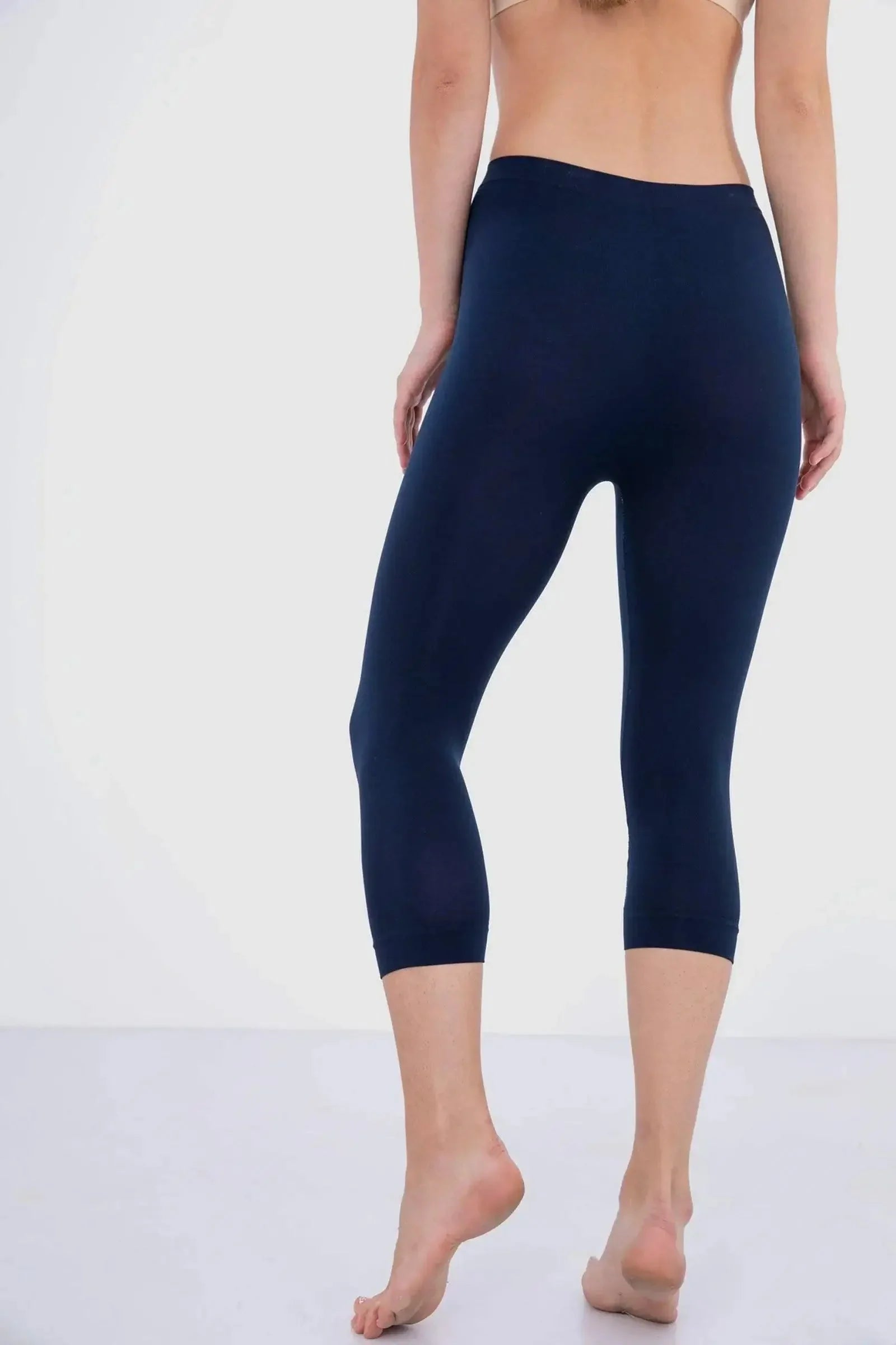Carina - Elastic Waist Pantacourt Legging 7