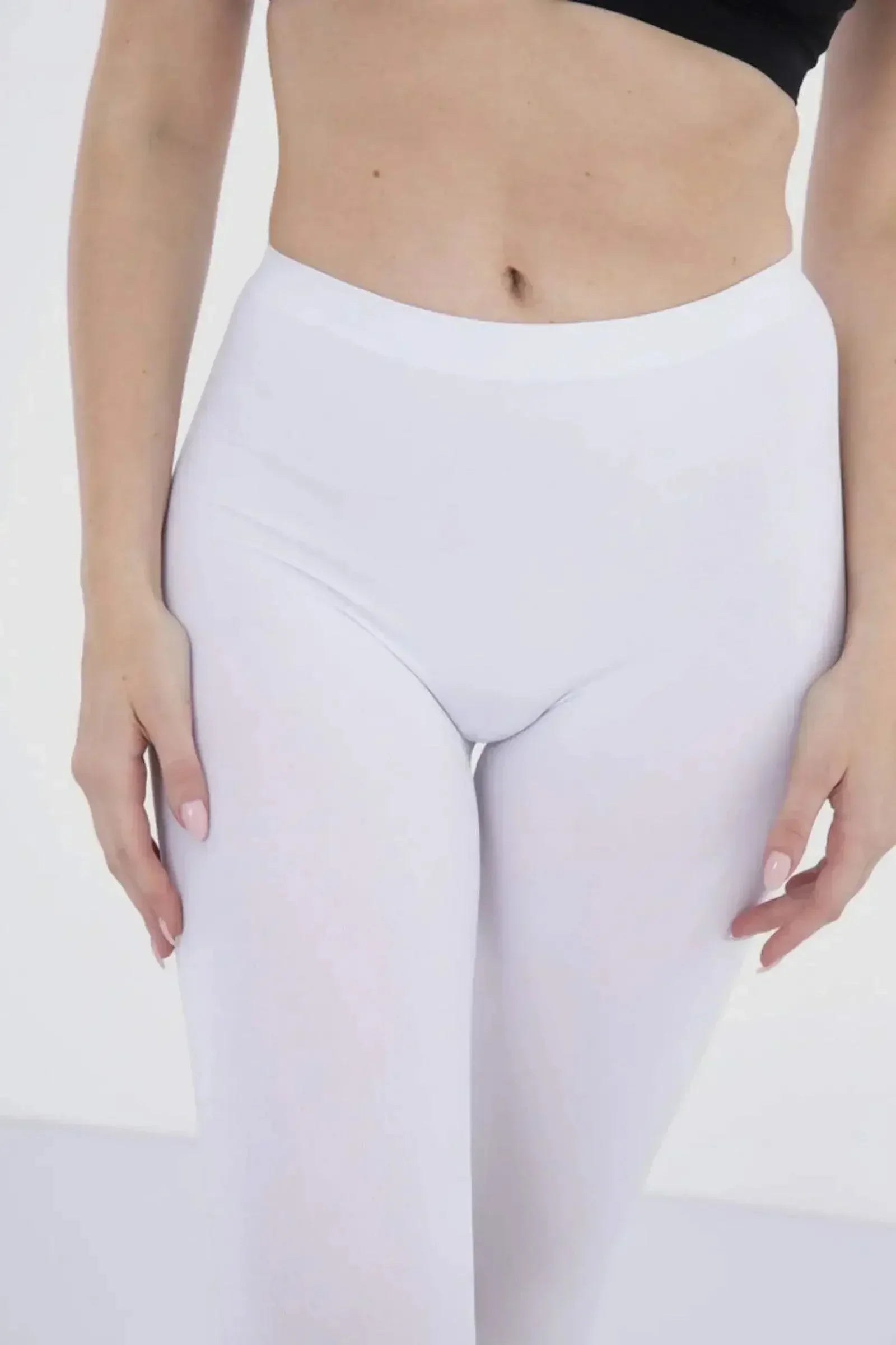 Carina - Elastic Waist Pantacourt Legging 8