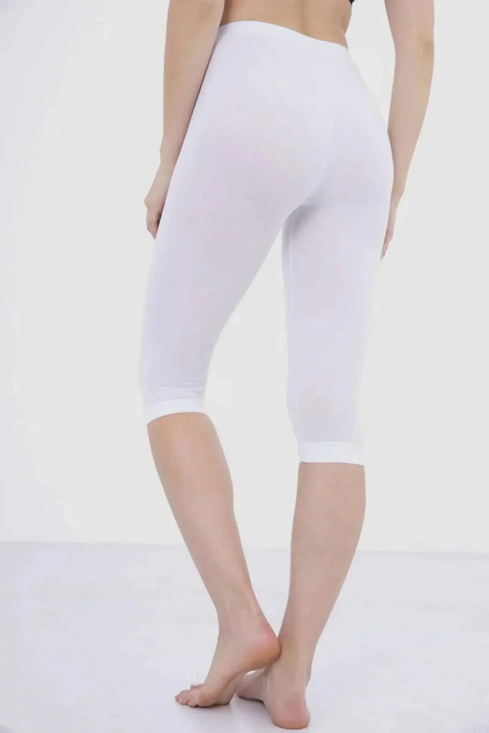 Carina - Elastic Waist Pantacourt Legging 9