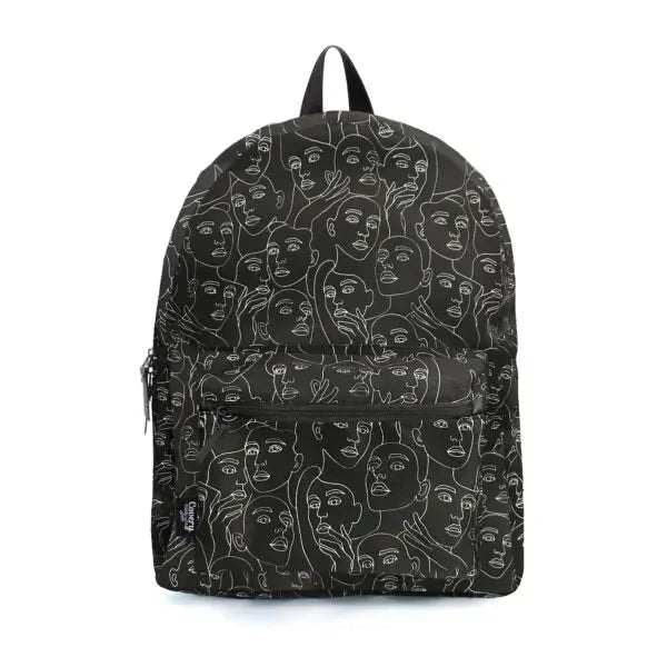 Facless Black Backpack - Covery 1
