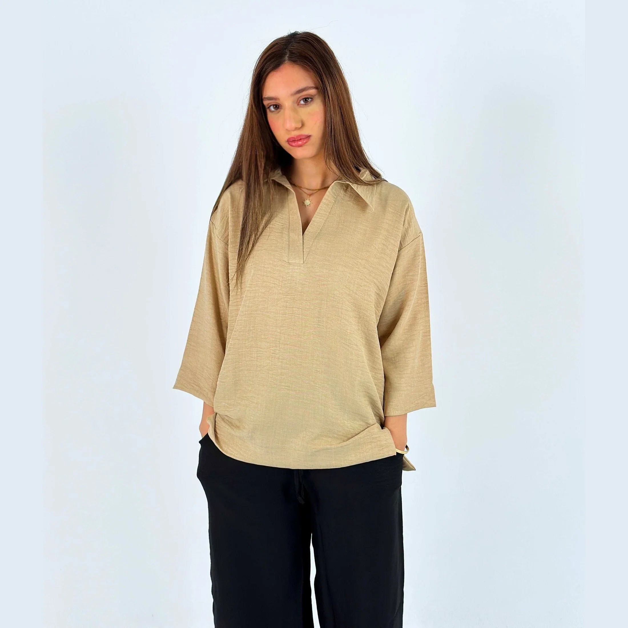 Fade Out Designs - Linen Blouse 1