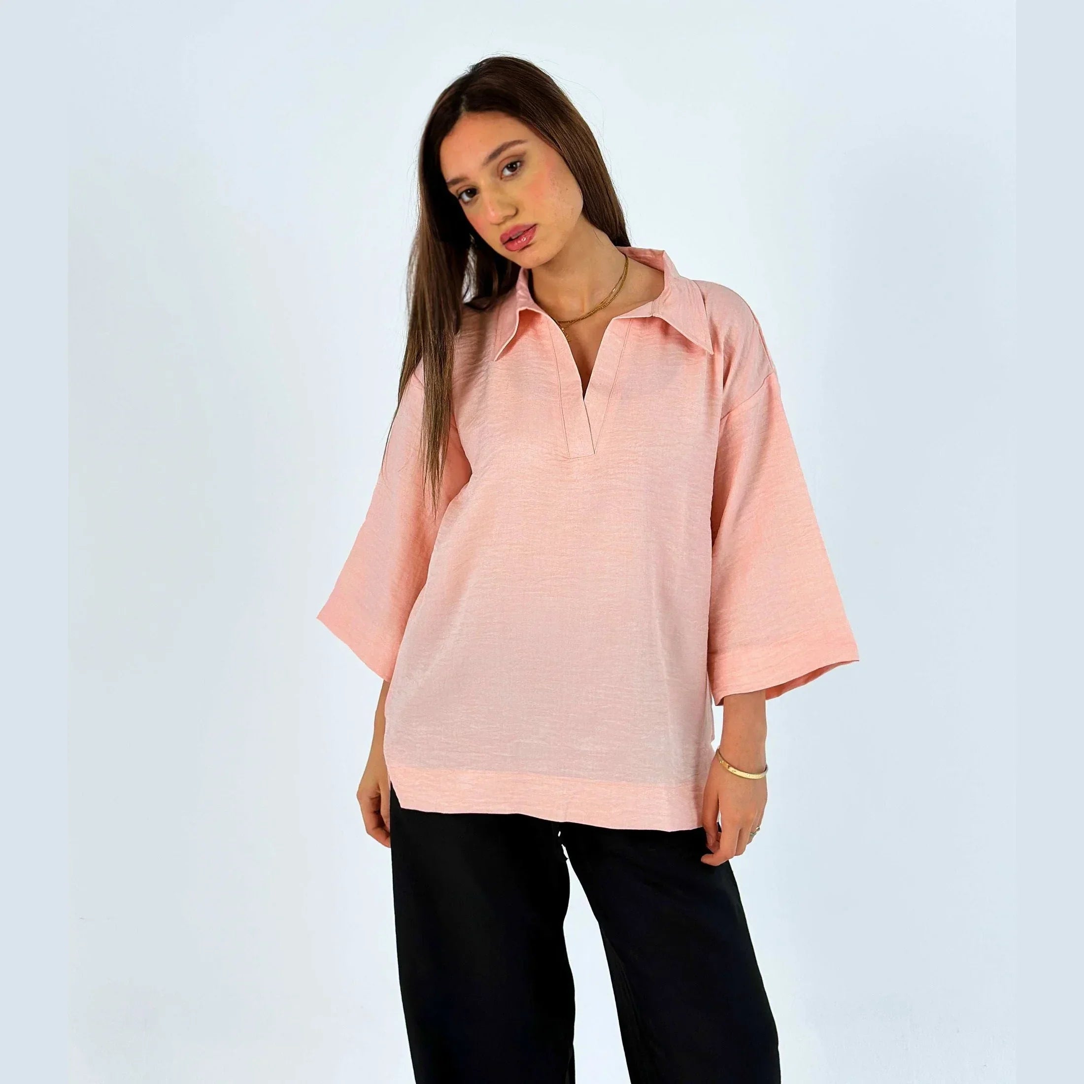 Linen Blouse - Fade Out Designs - Babazzaro