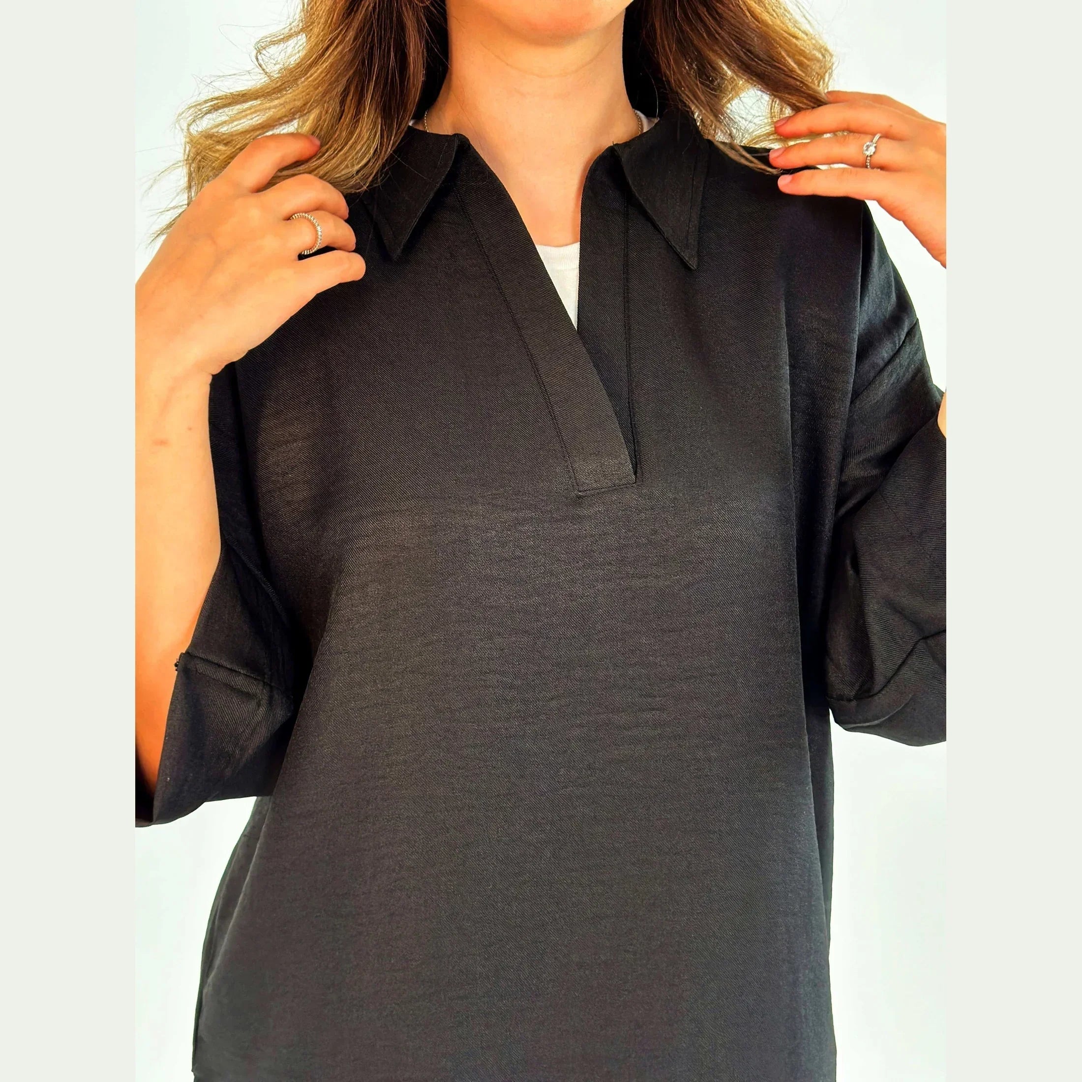 Linen Blouse - Fade Out Designs - Babazzaro