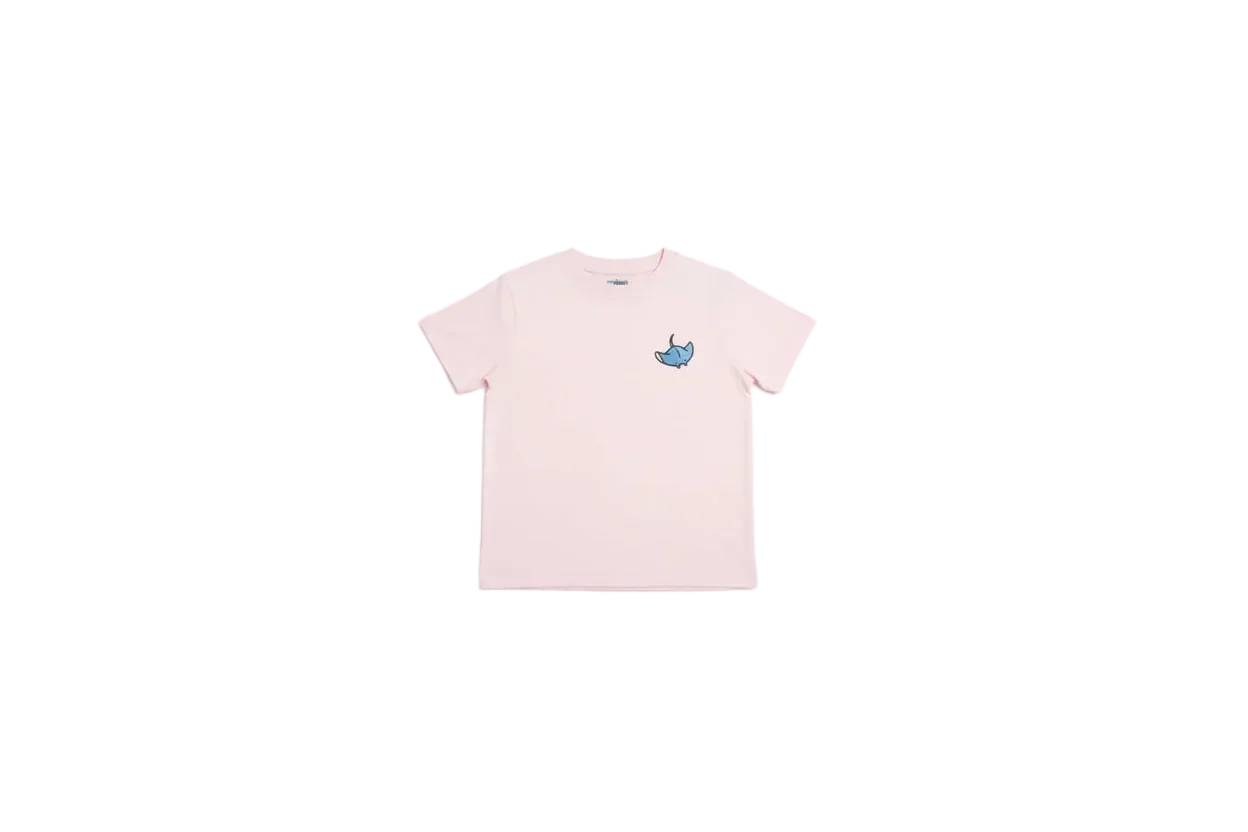 Colour Capsules - Manta ray Embroidered Tee 1