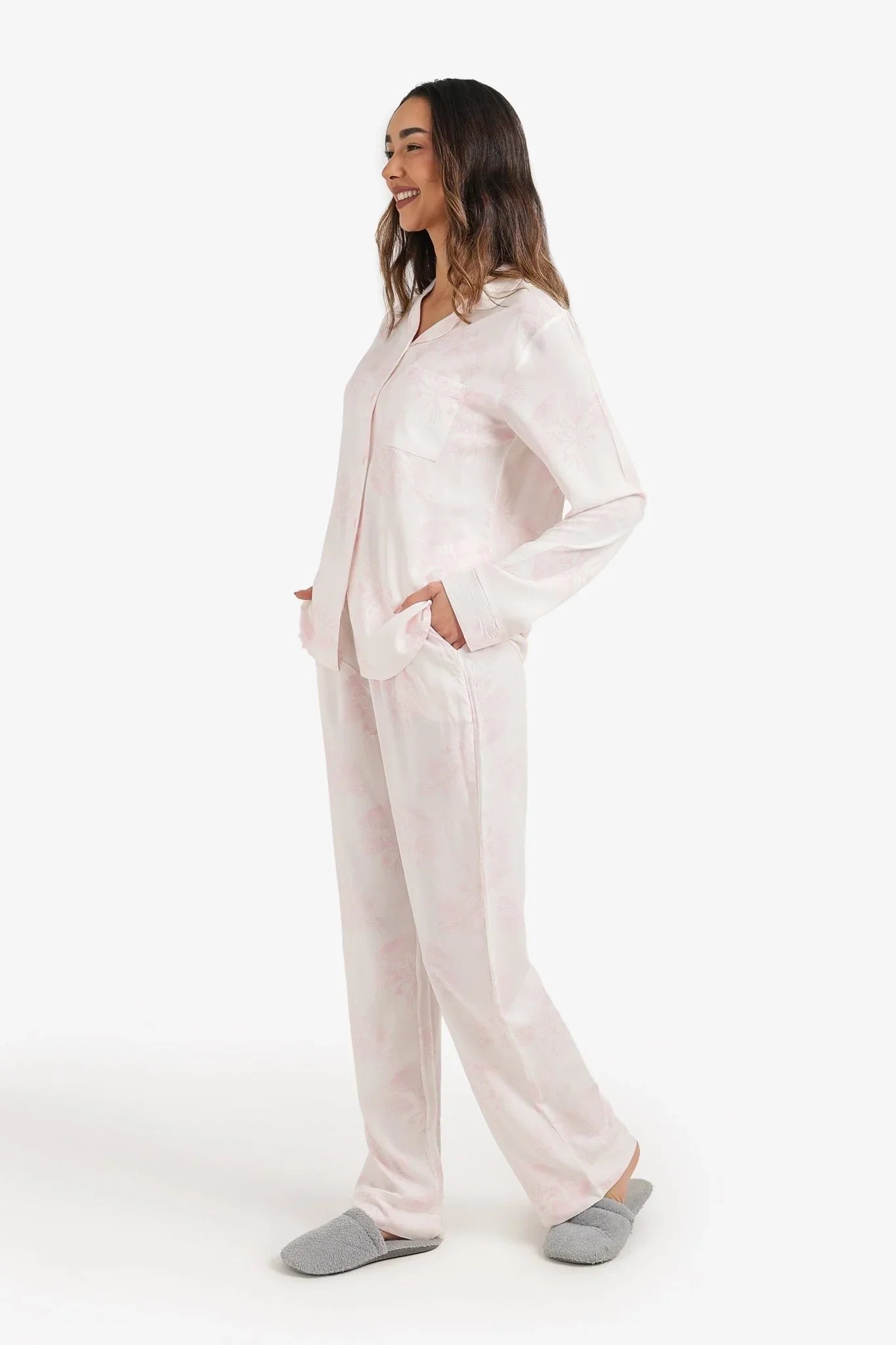 Floral Print Pyjama Set - Carina - Babazzaro
