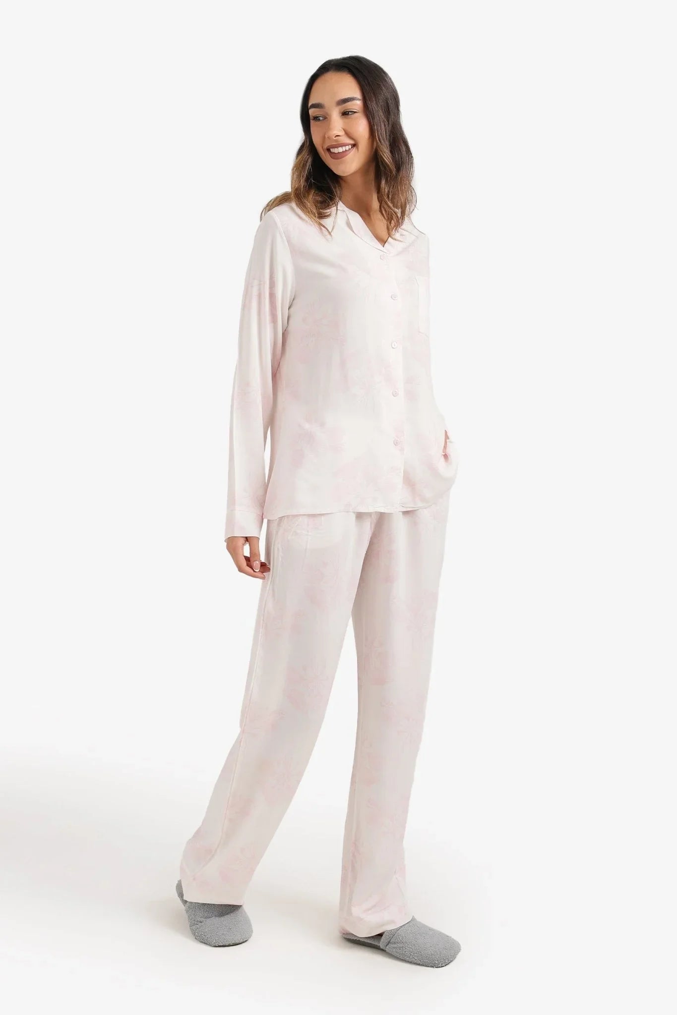 Floral Print Pyjama Set - Carina - Babazzaro