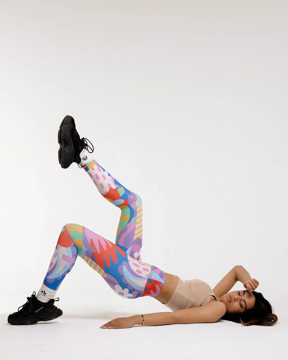 In your shoe - Flowery Leggings 2