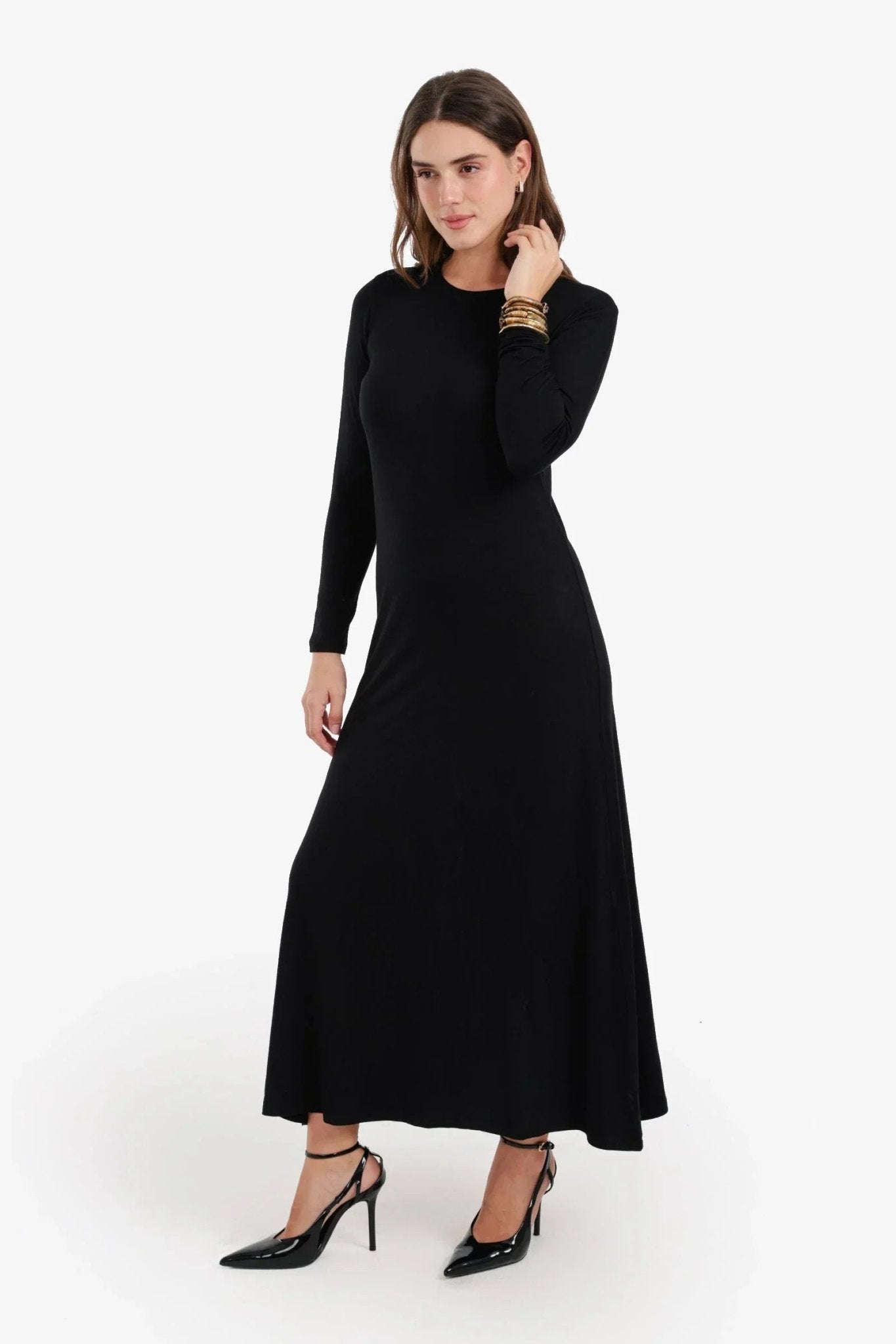 Flowy Hem Regular Dress - Carina - Babazzaro