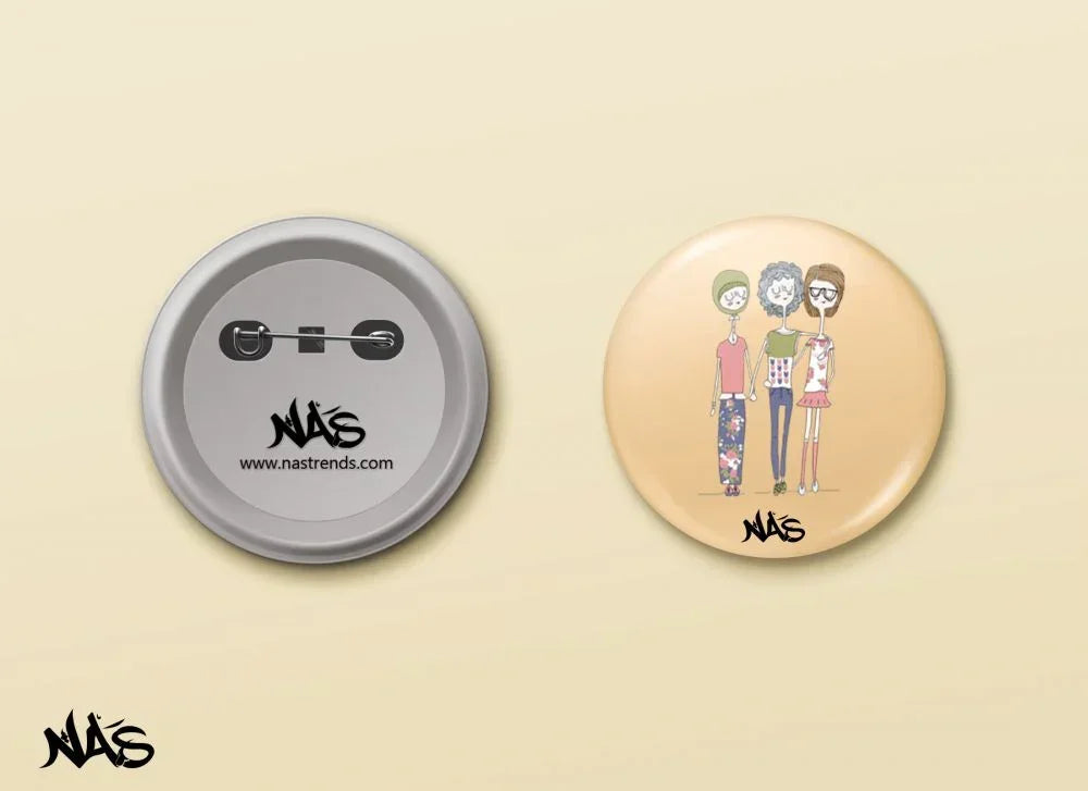 Girlfriends Pin - NAS Trends - Babazzaro