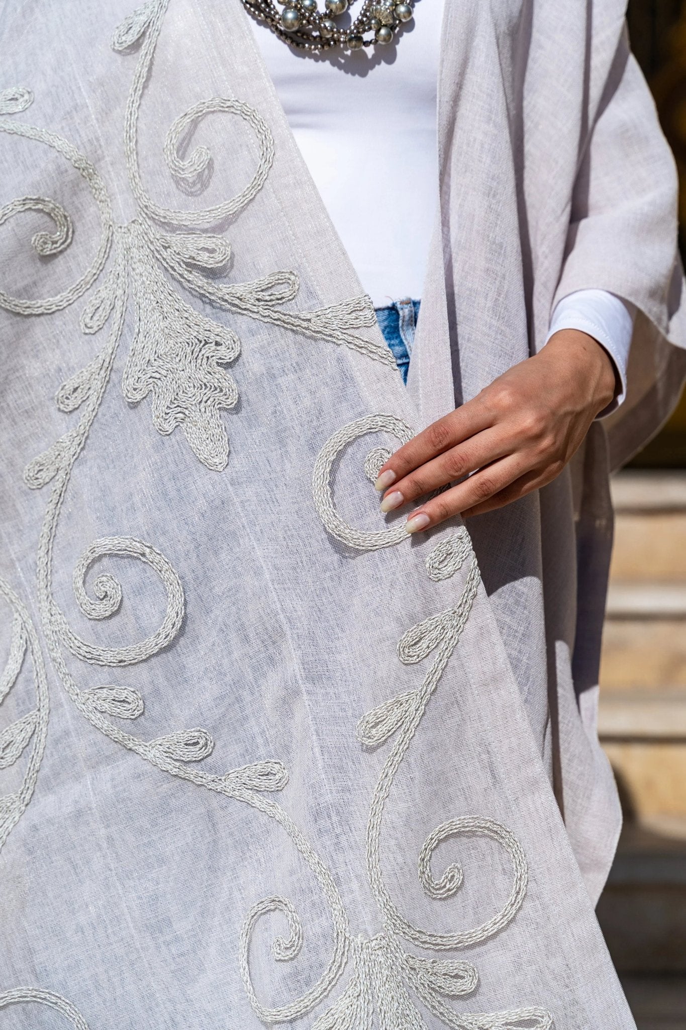 Greige linen - Dress Code - Babazzaro