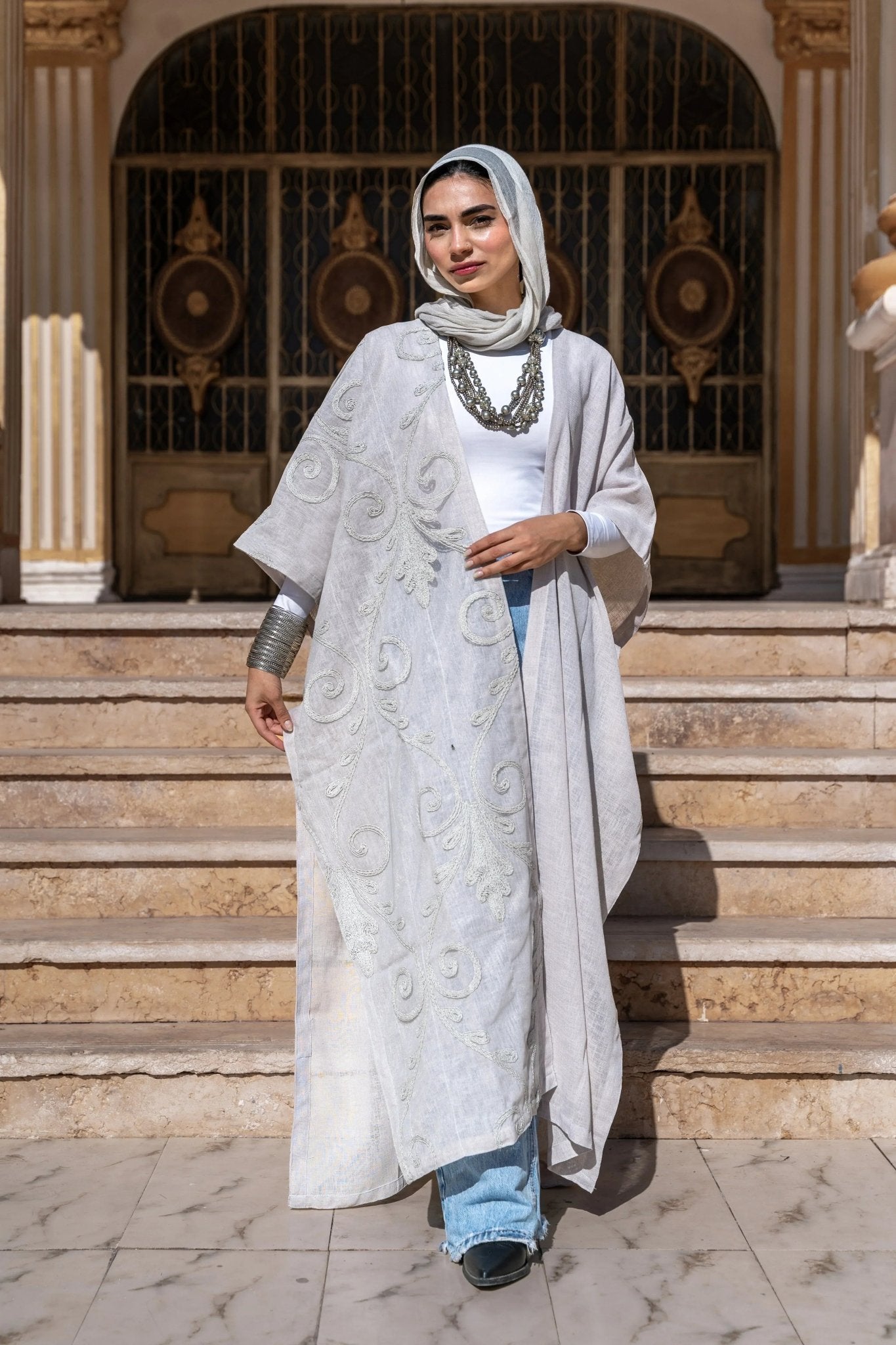 Greige linen - Dress Code - Babazzaro