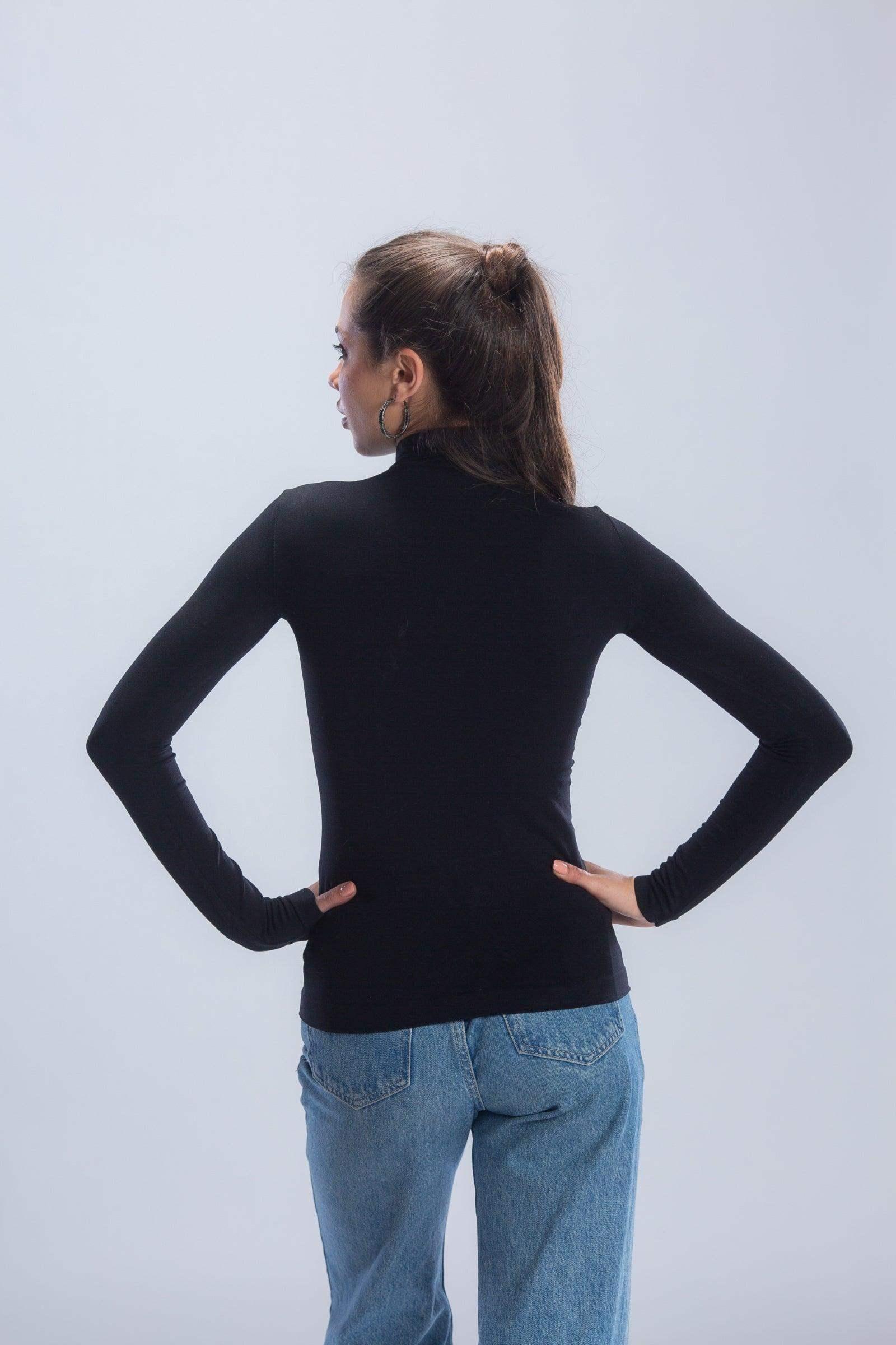 Carina - High Neck Long Sleeve Top 3