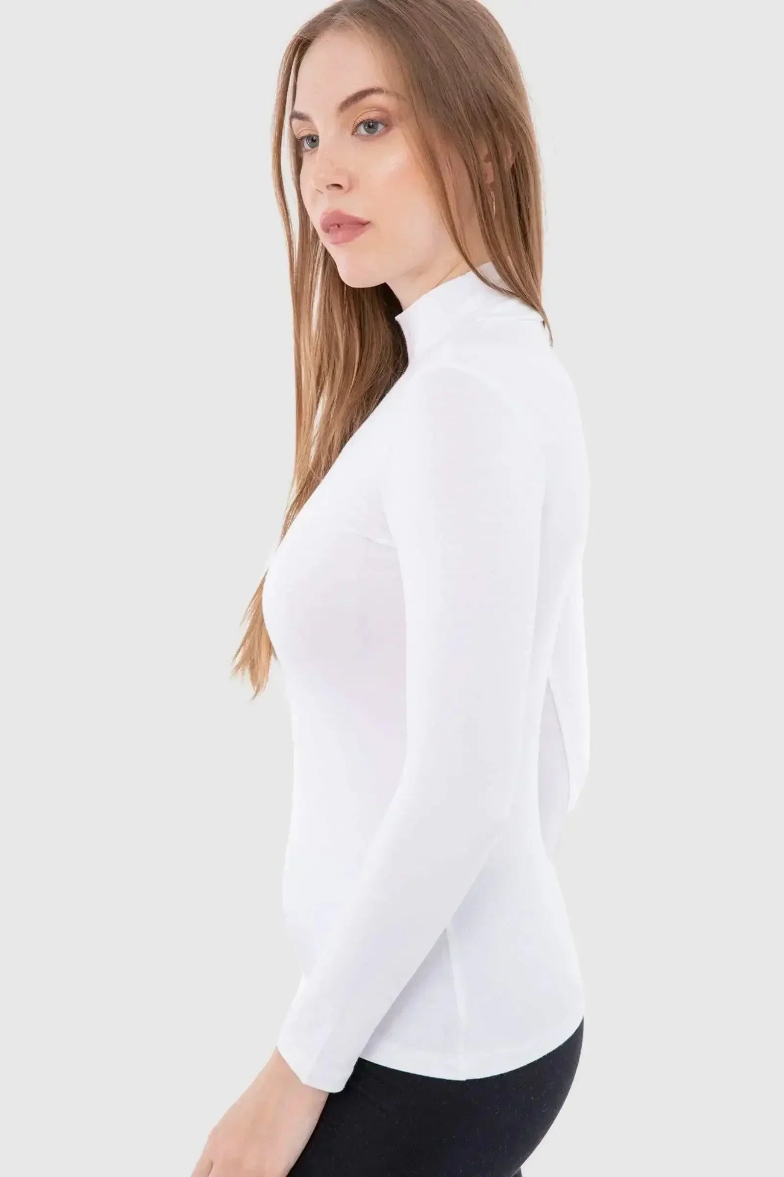 Carina - High Neck Long Sleeve Top 5