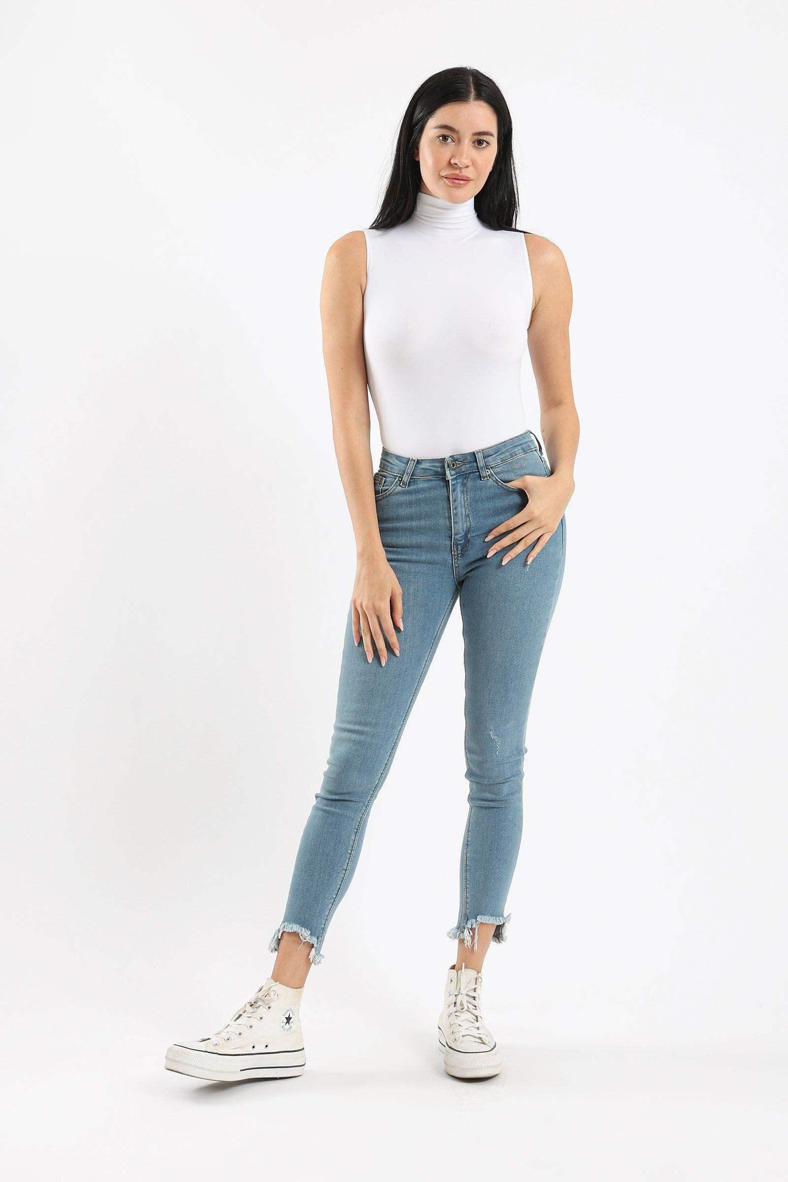 Carina - High Neck Sleeveless Bodysuit 7