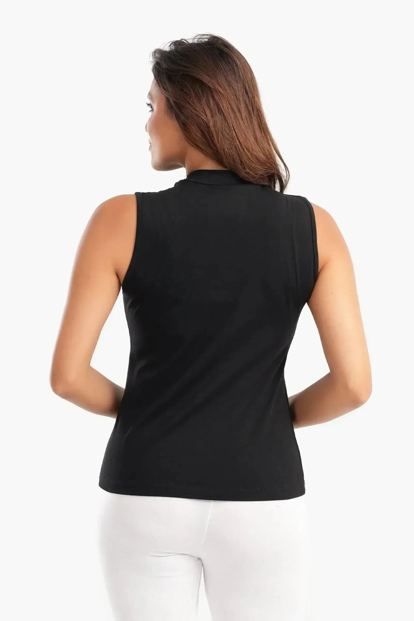 Carina - High Neck Slim Fit Top 4