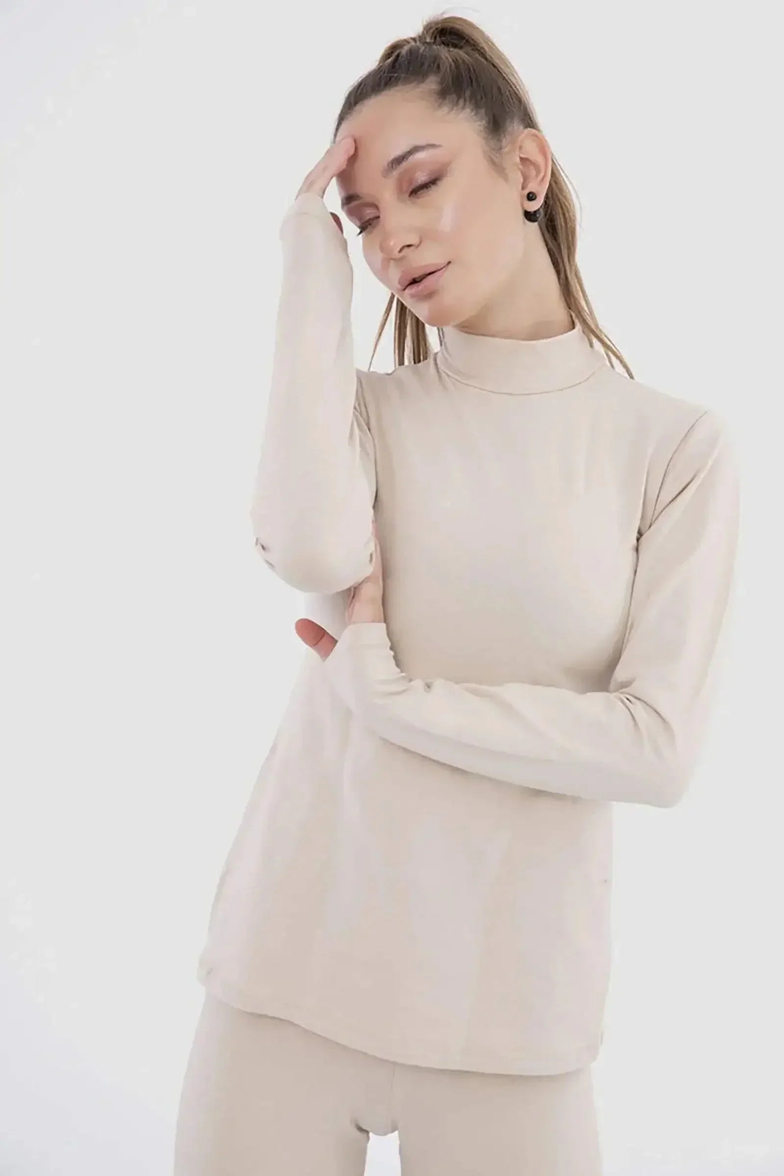 Carina - High Neck Slip on Top 11
