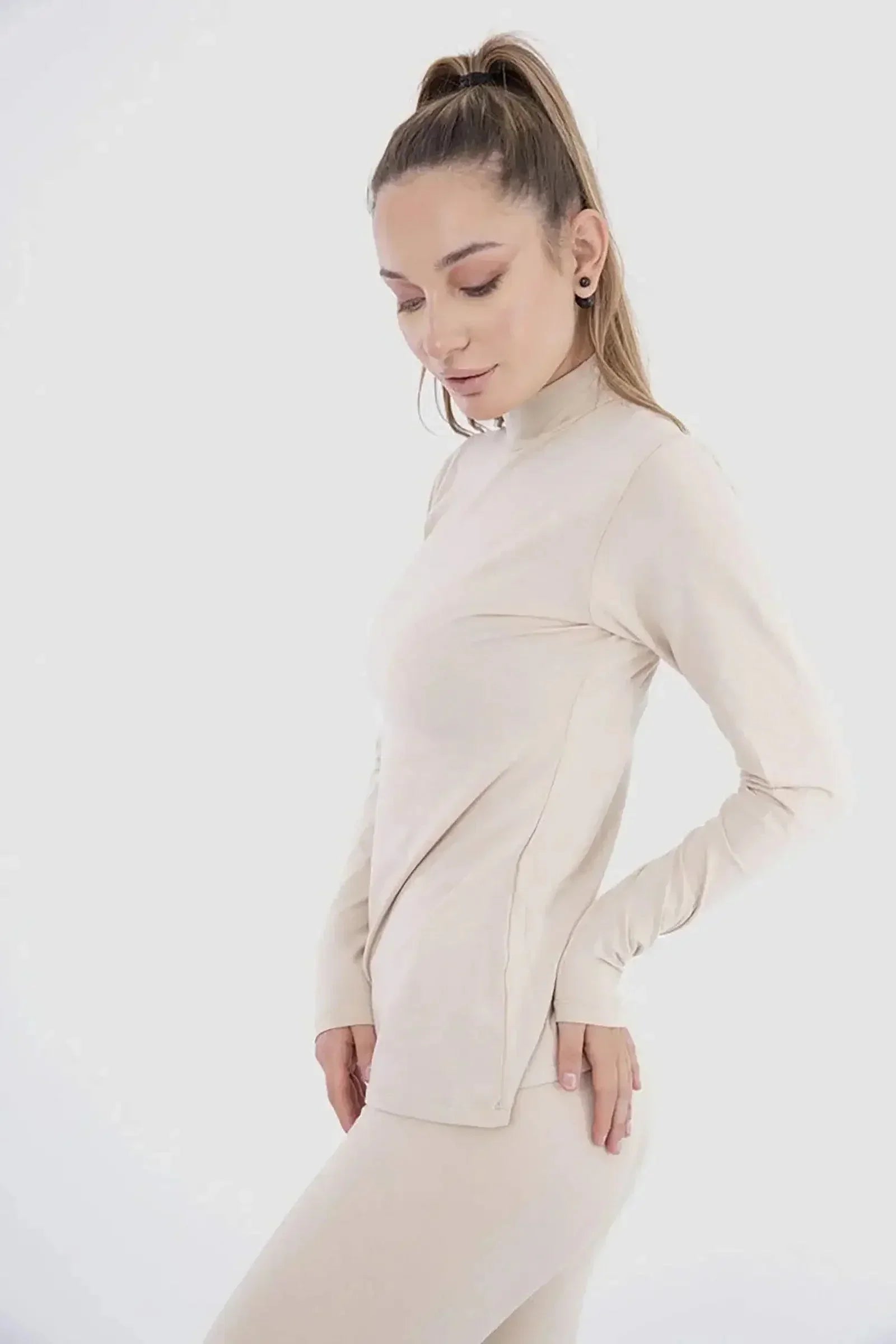 Carina - High Neck Slip on Top 12