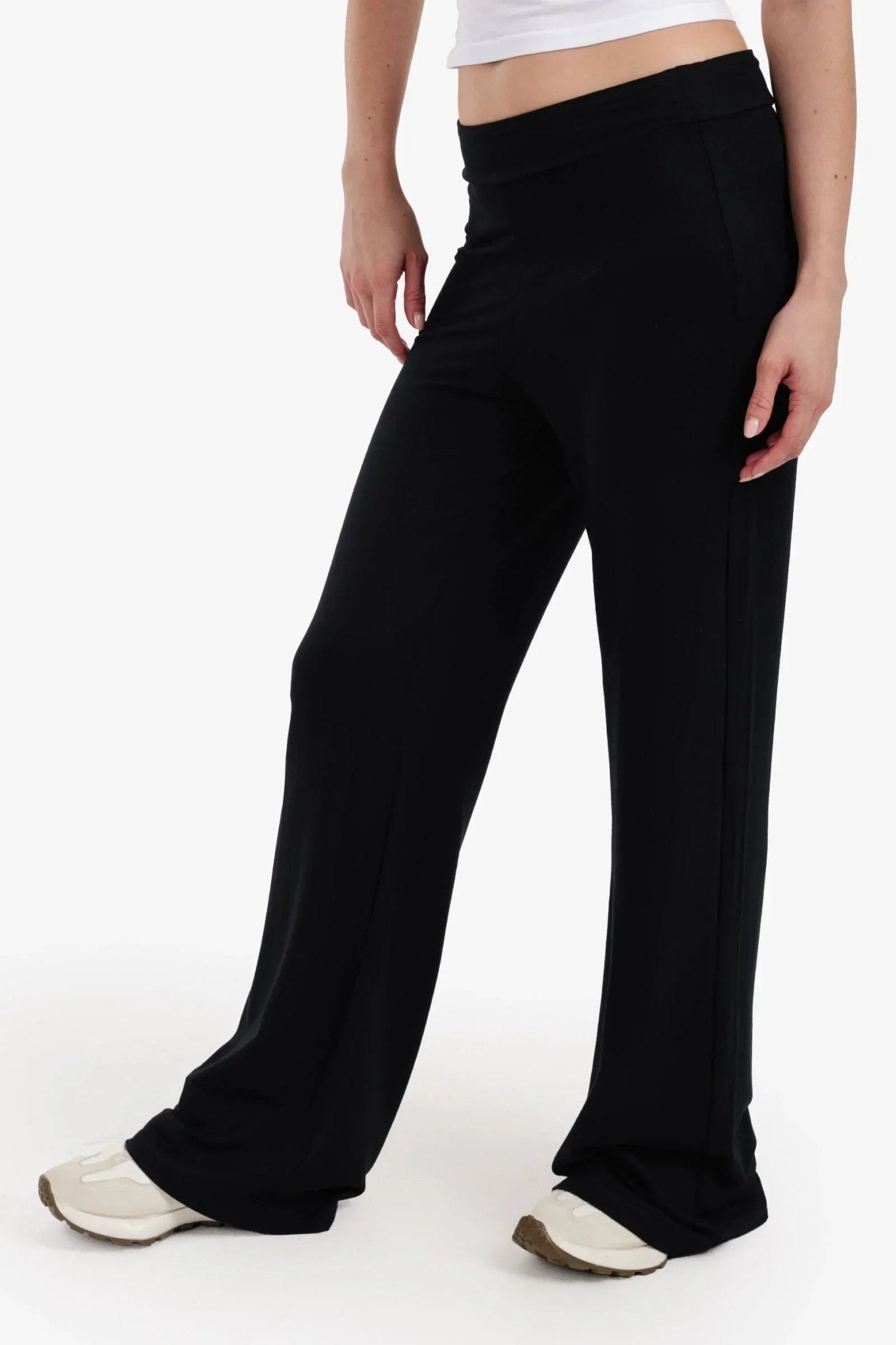 High - Waisted Wide Leg Pants - Carina - Babazzaro
