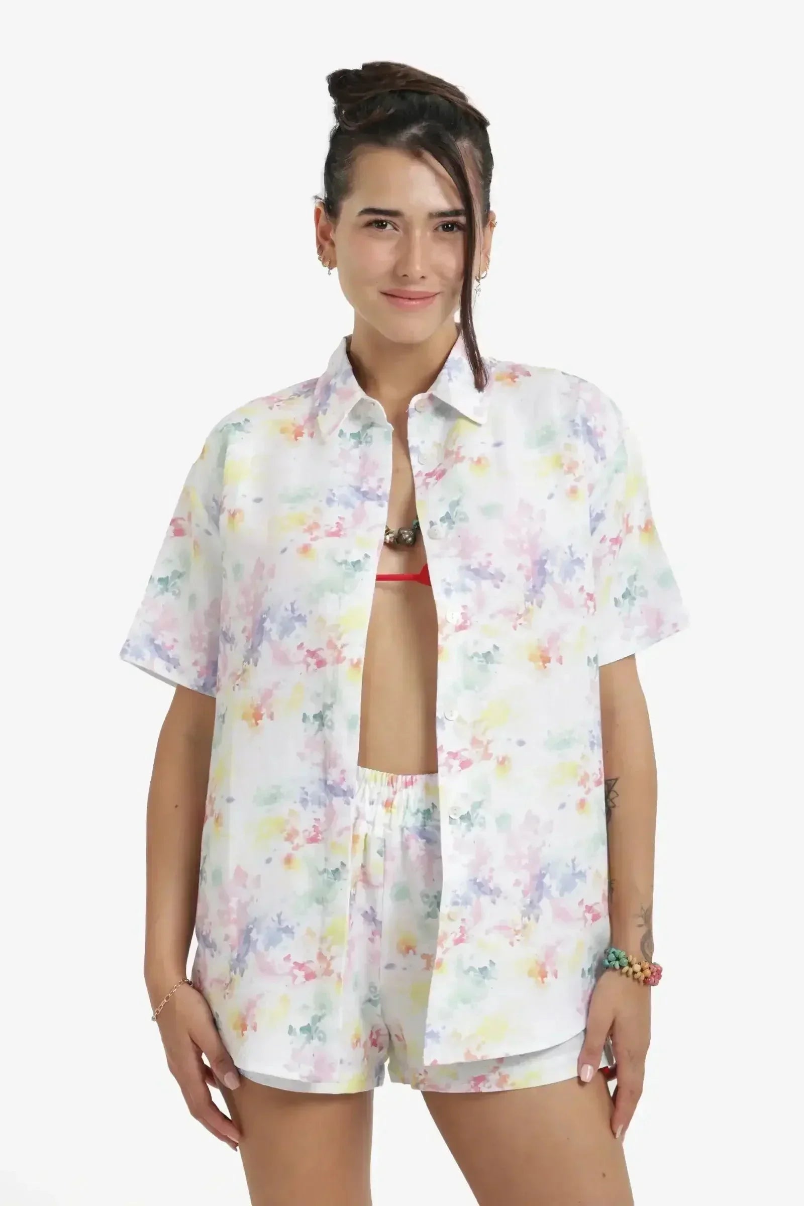 Carina - Colored Beach Shirt 1