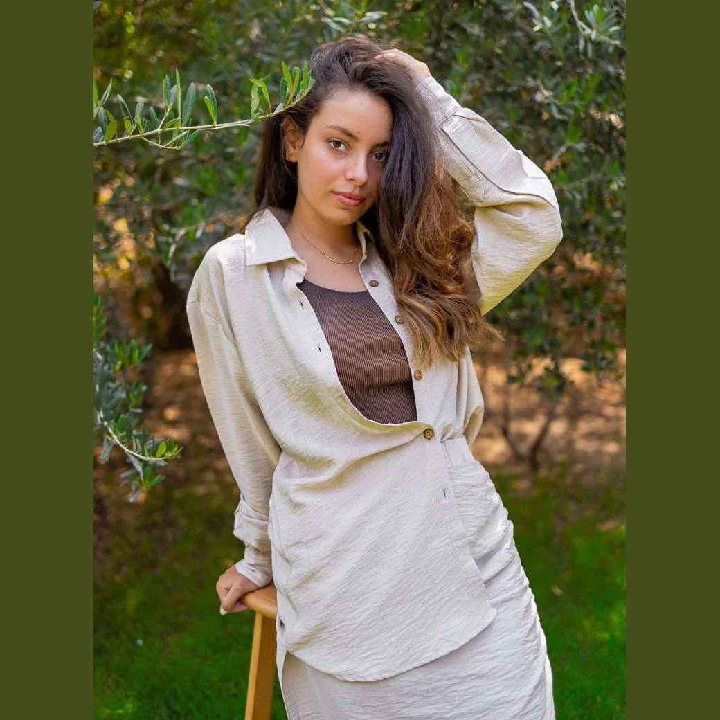 Long Sleeves Chemise - Kanza