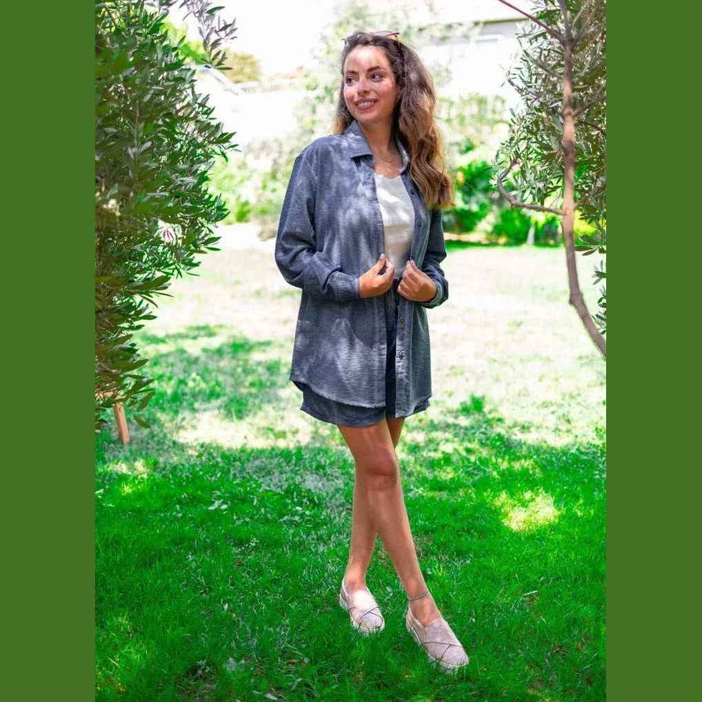 Long Sleeves Chemise - Kanza