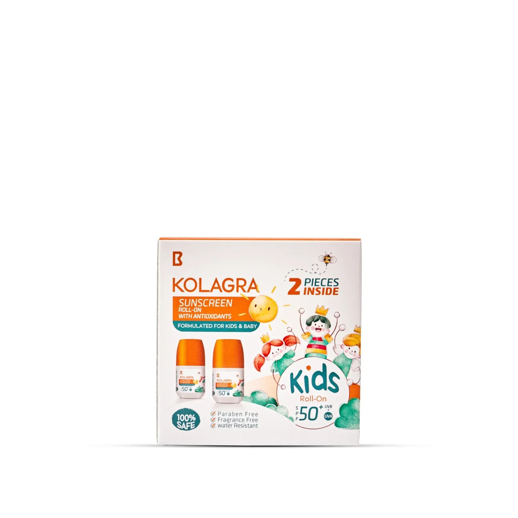 Biostream - Kolagra MulticolorOffer Sunscreen roll-on with anti-oxidants 1+1 1