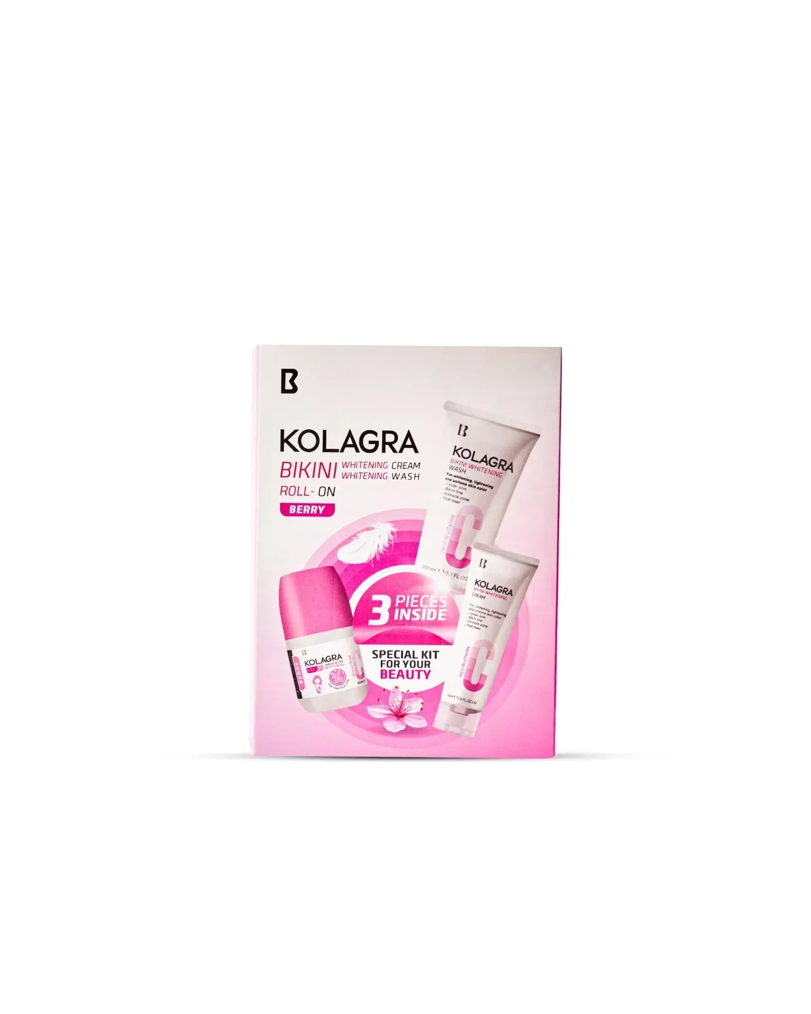 Biostream - Kolagra Multicolorsensitive care bundle Bikini Routine& Roll on 1