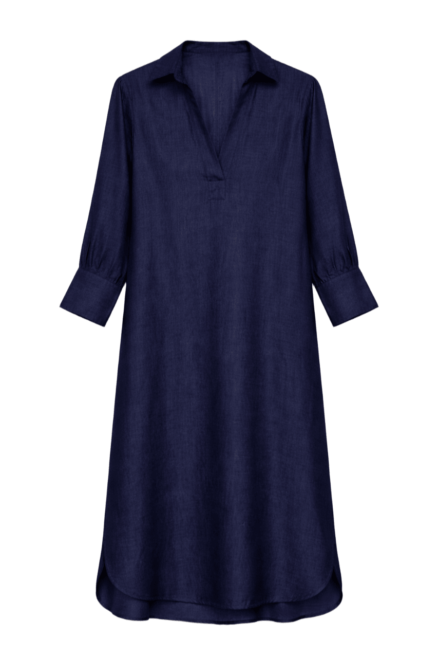 Lightweight Denim Dress - Clue - Babazzaro