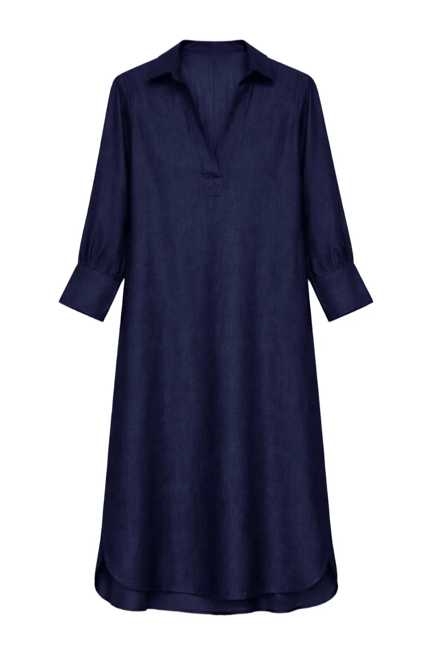 Lightweight Denim Dress - Clue - Babazzaro