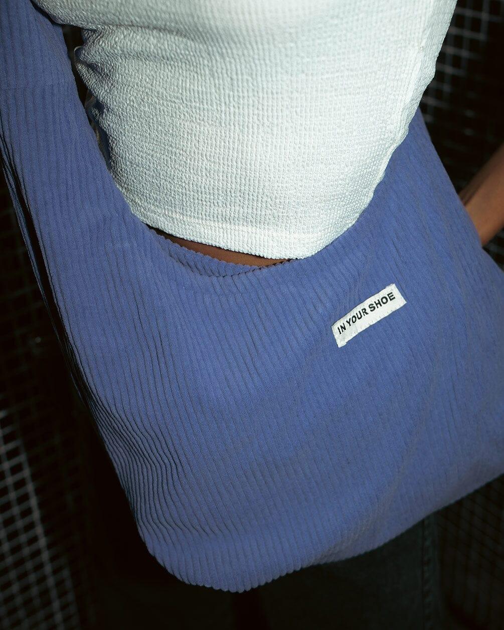 In your shoe - Lilac Corduroy Bow Bag 1