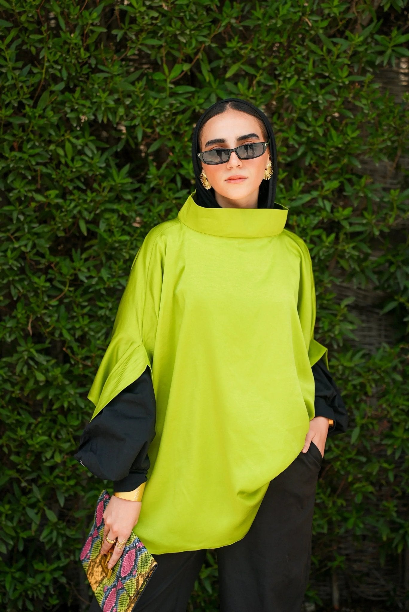 lime green blouse - Dress Code - Babazzaro