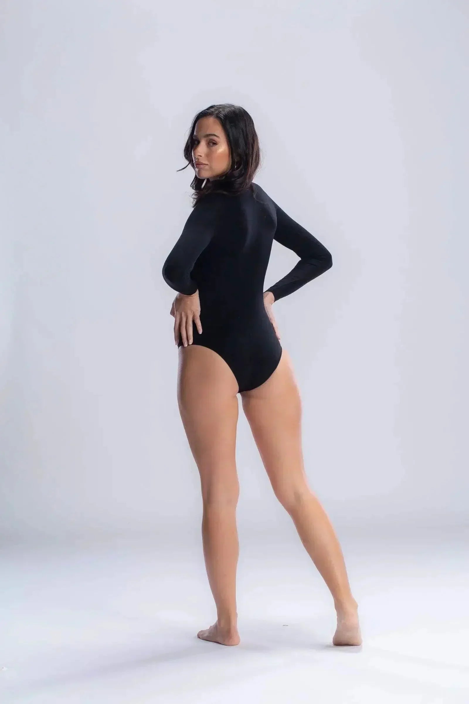 Carina - Long Sleeves Microfiber Bodysuit 2