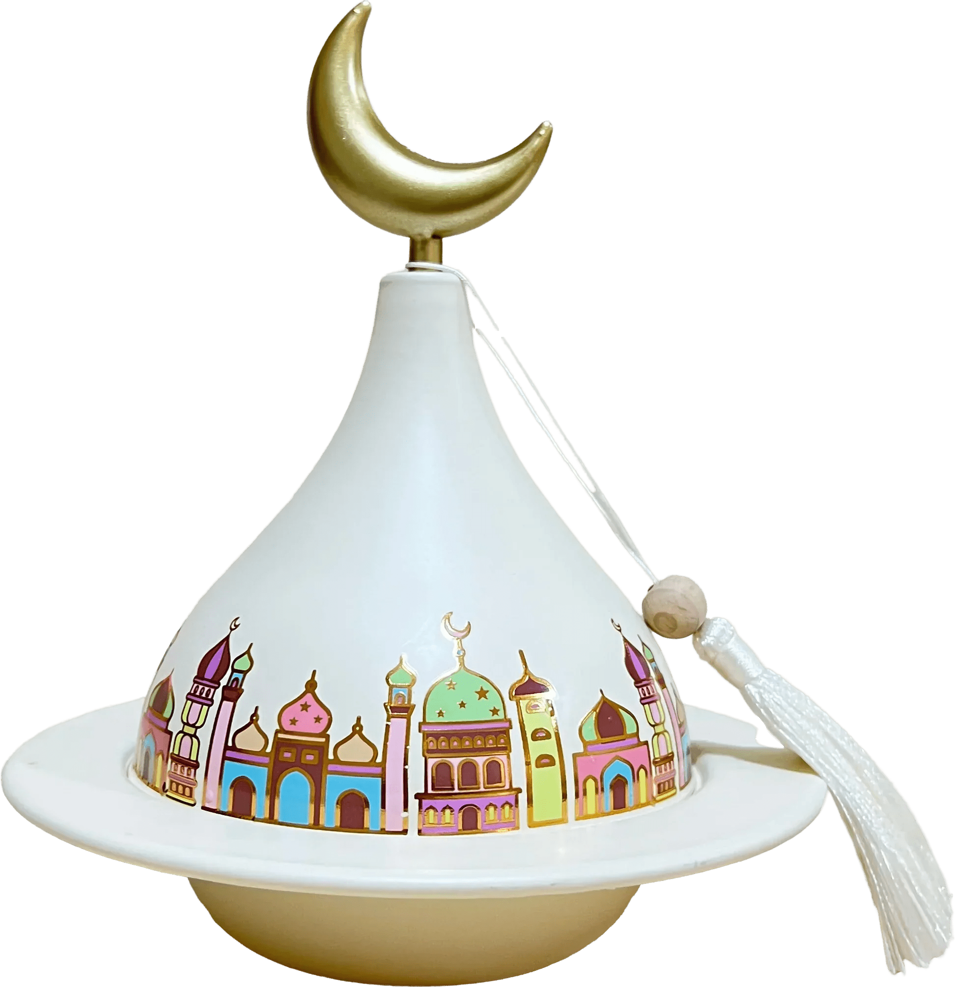 Metal Ramadan Dates Serving Bowl (Tamrya) - Urbantique - Babazzaro