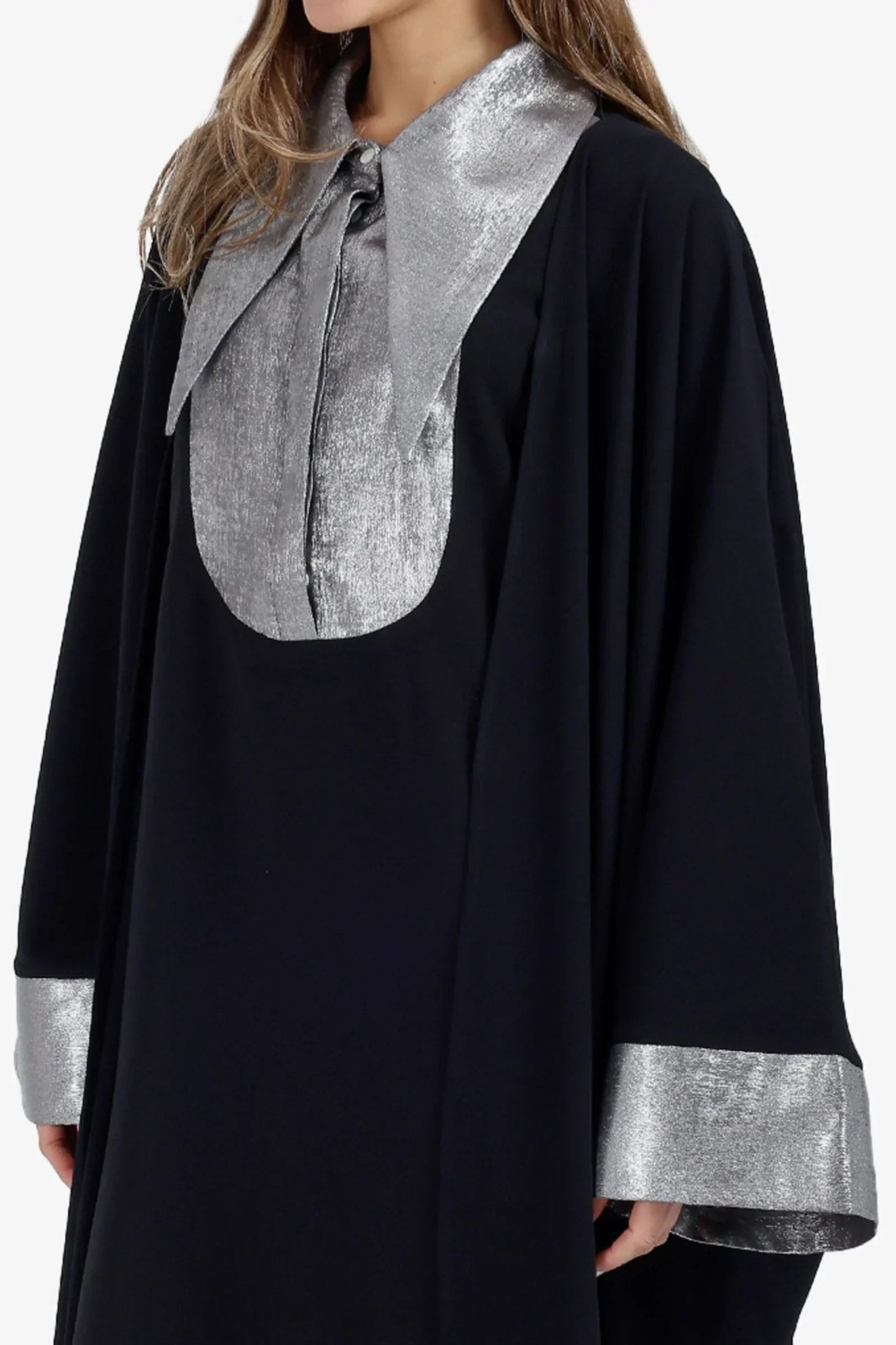 Metallic Contrast Cuff Cardigan - Carina - Babazzaro