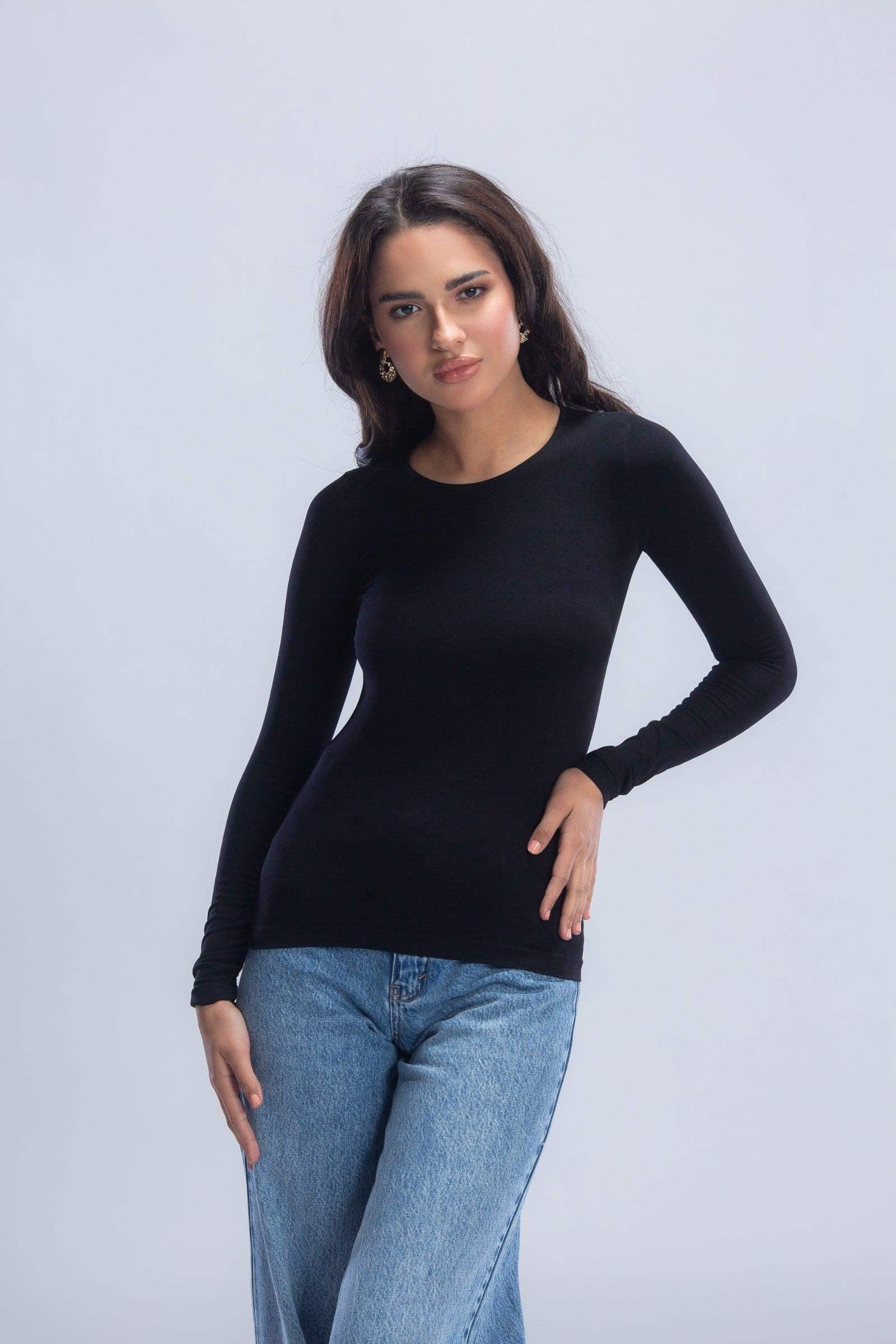 Carina - Microfiber Long Sleeves Top 1