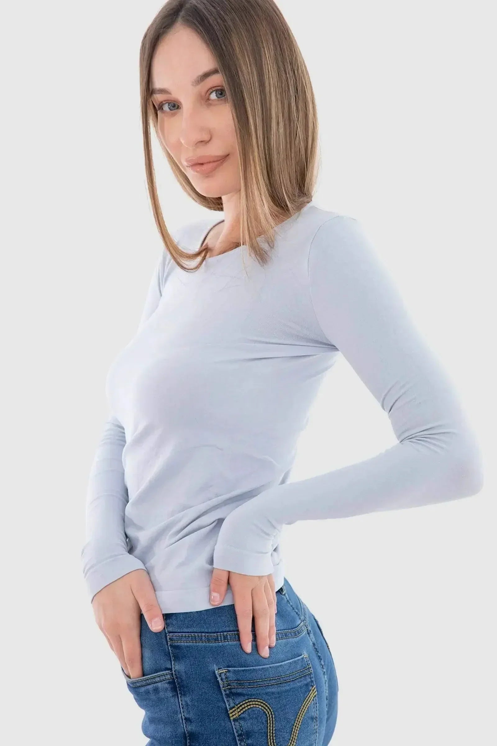 Carina - Microfiber Long Sleeves Top 16