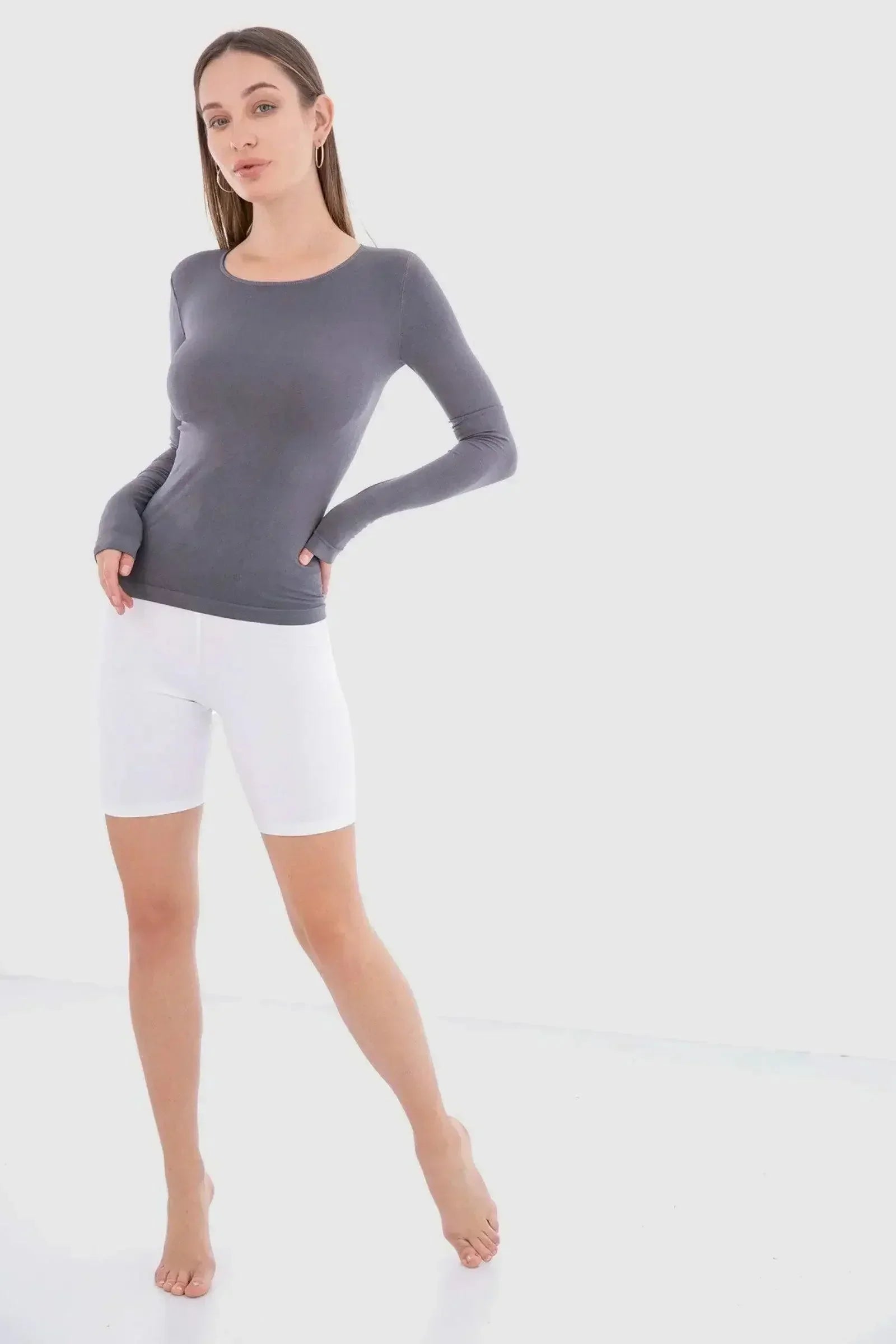 Carina - Microfiber Long Sleeves Top 19