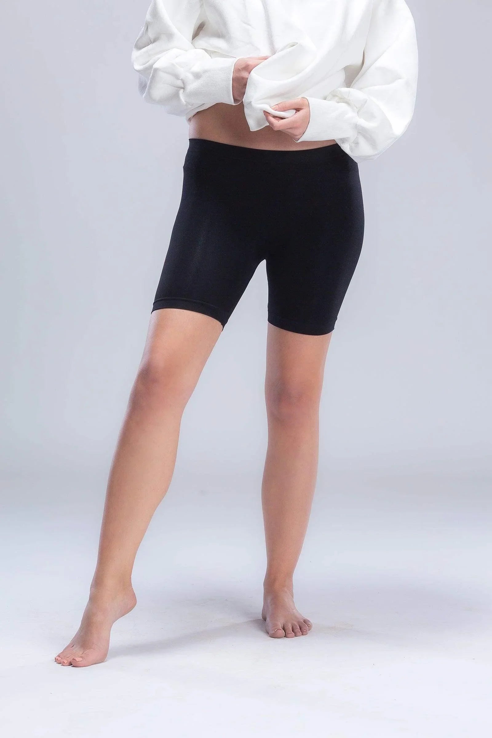 Carina - Microfiber Mid-Thigh Shorts Pack of 3 2