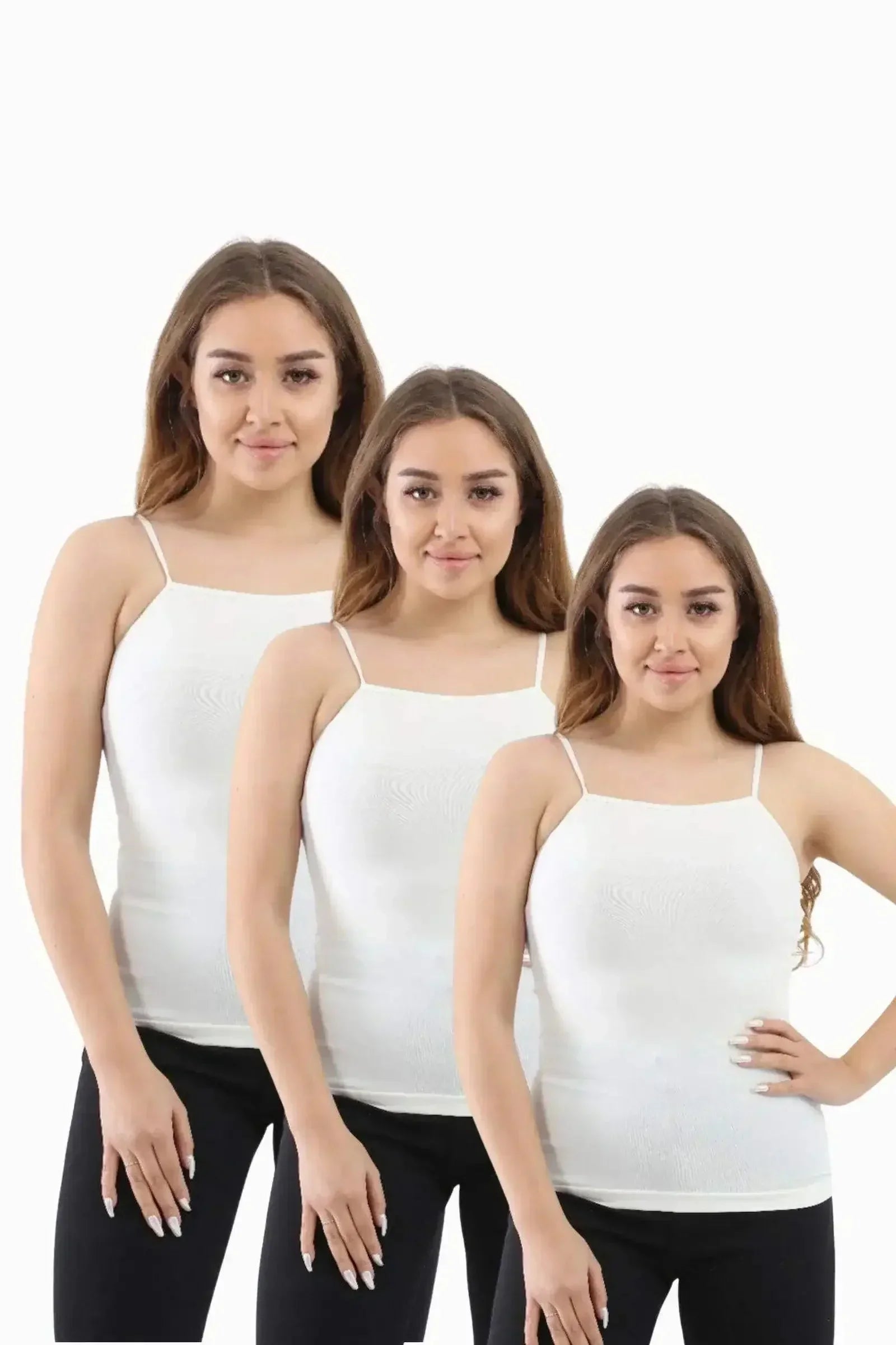 Carina - Microfiber Seamless Cami Top Pack of 3 7