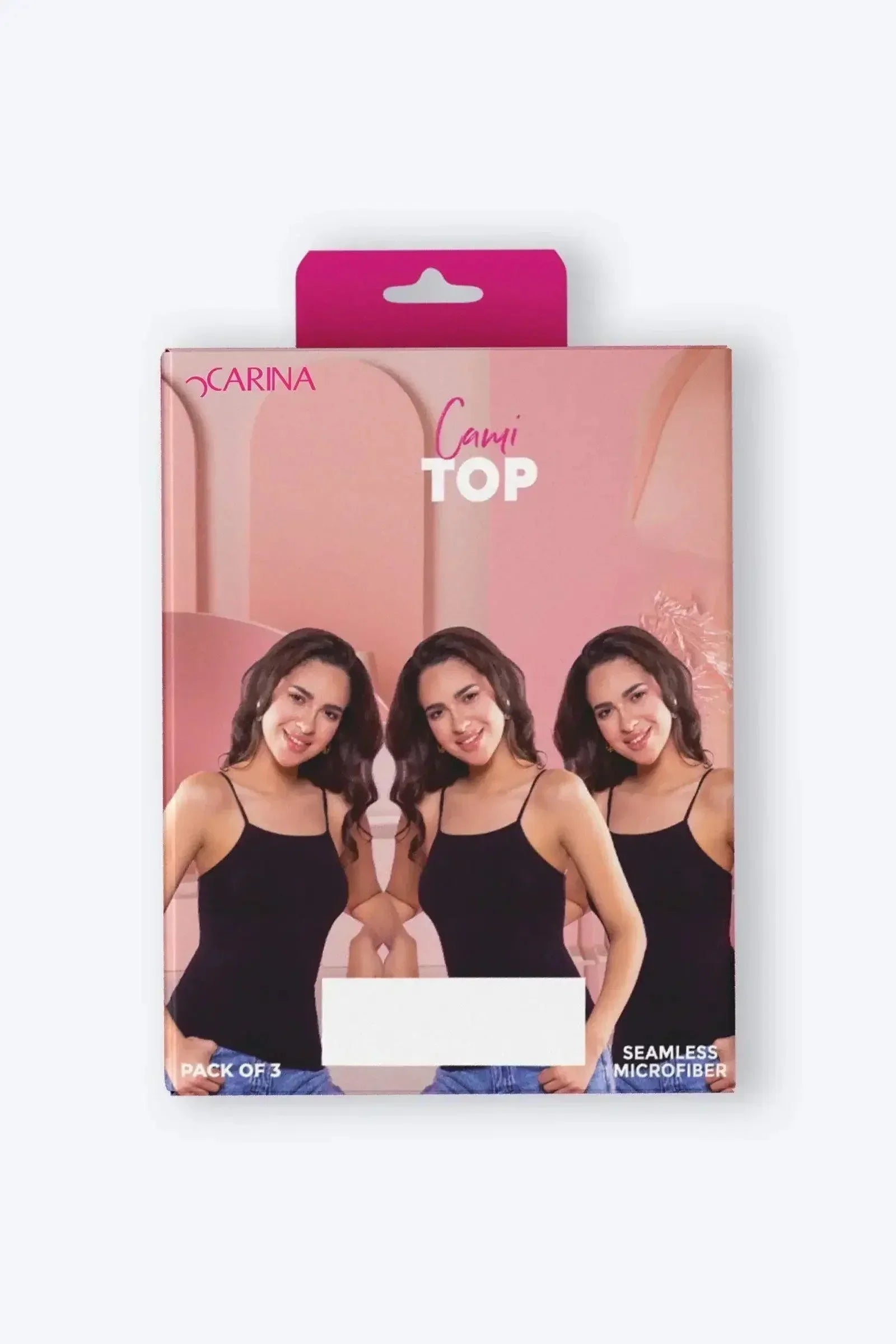 Carina - Microfiber Seamless Cami Top Pack of 3 6