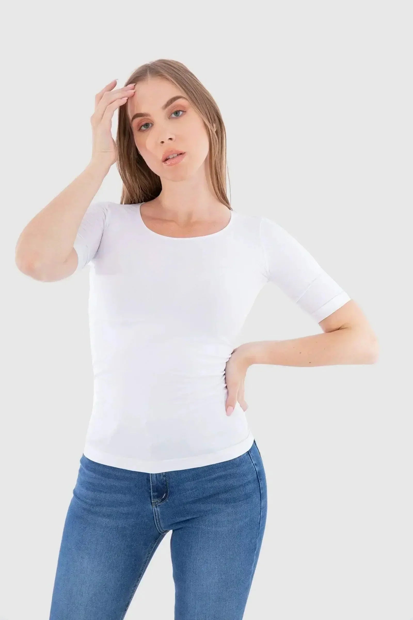 Carina - Microfiber Short Sleeve Top 1