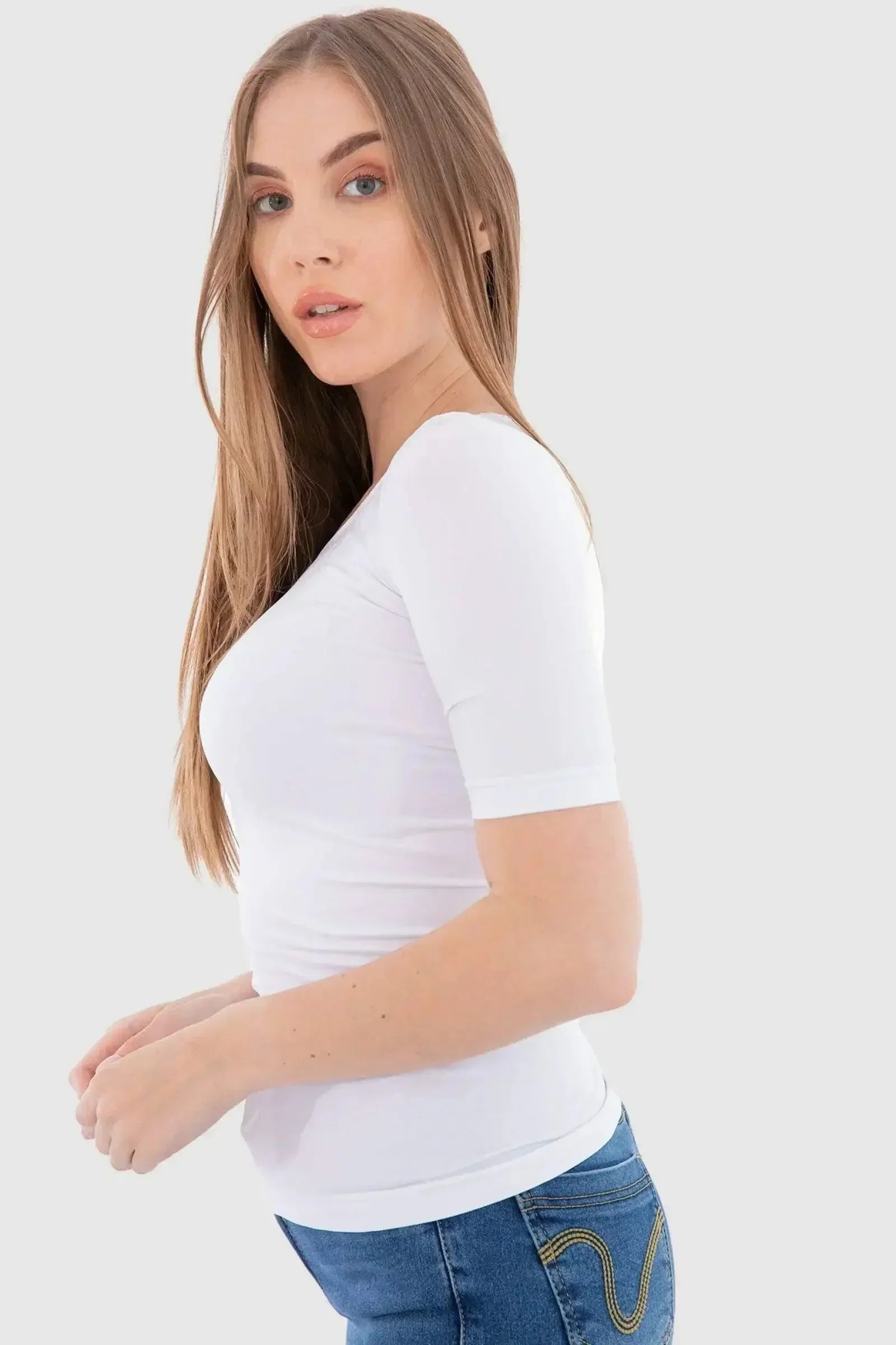 Carina - Microfiber Short Sleeve Top 2