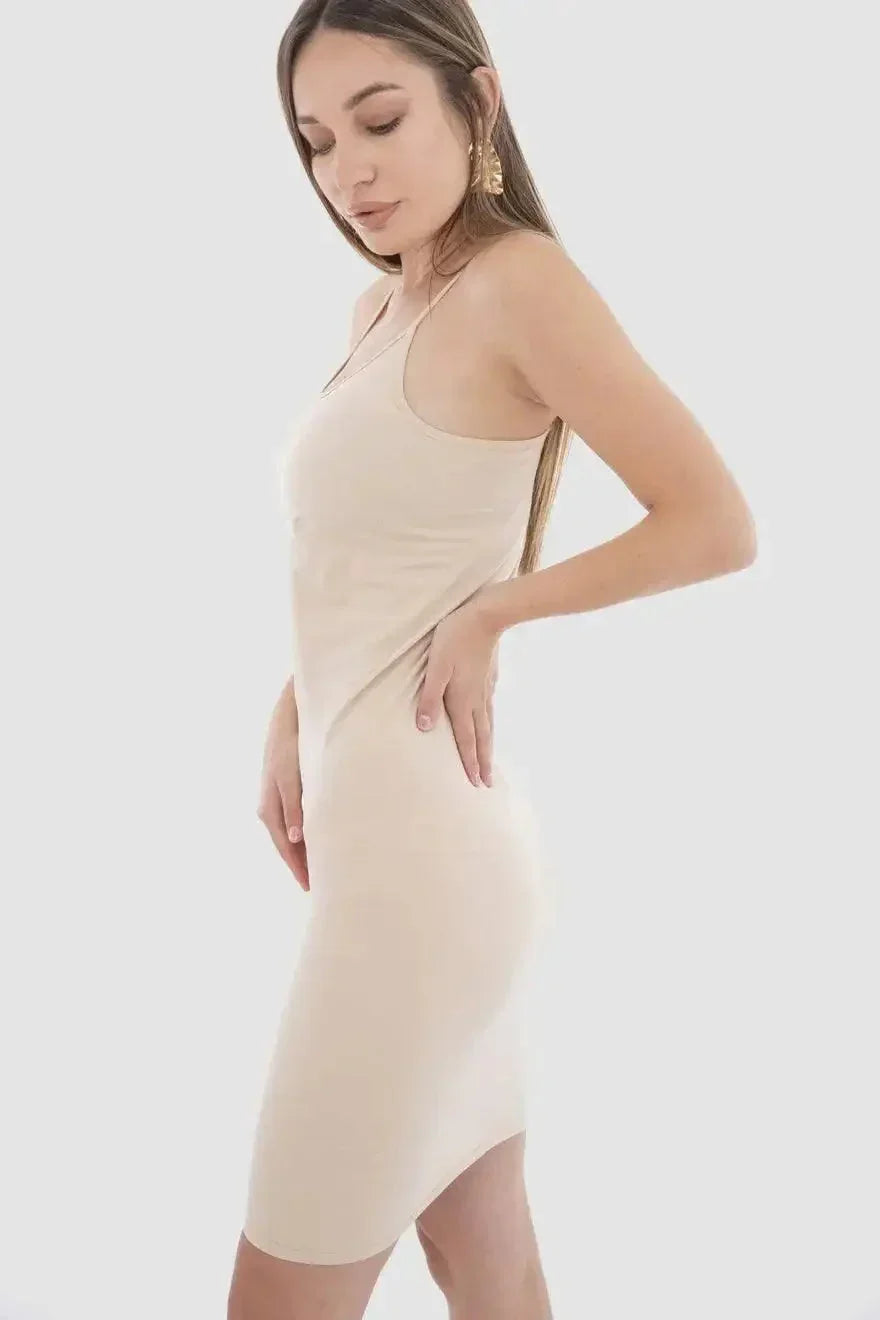 Carina - Microfiber Sleeveless Short Dress 1