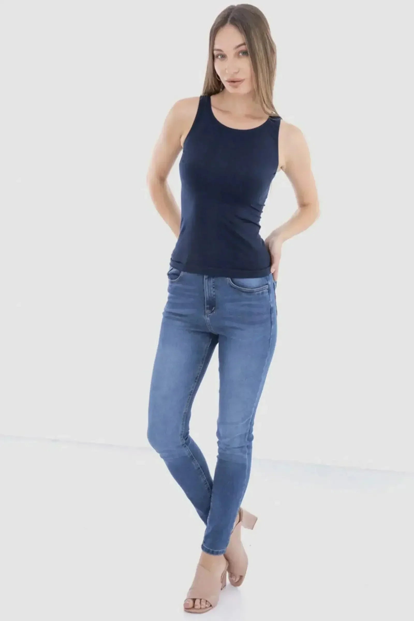 Carina - Microfiber Sleeveless Tank Top 14